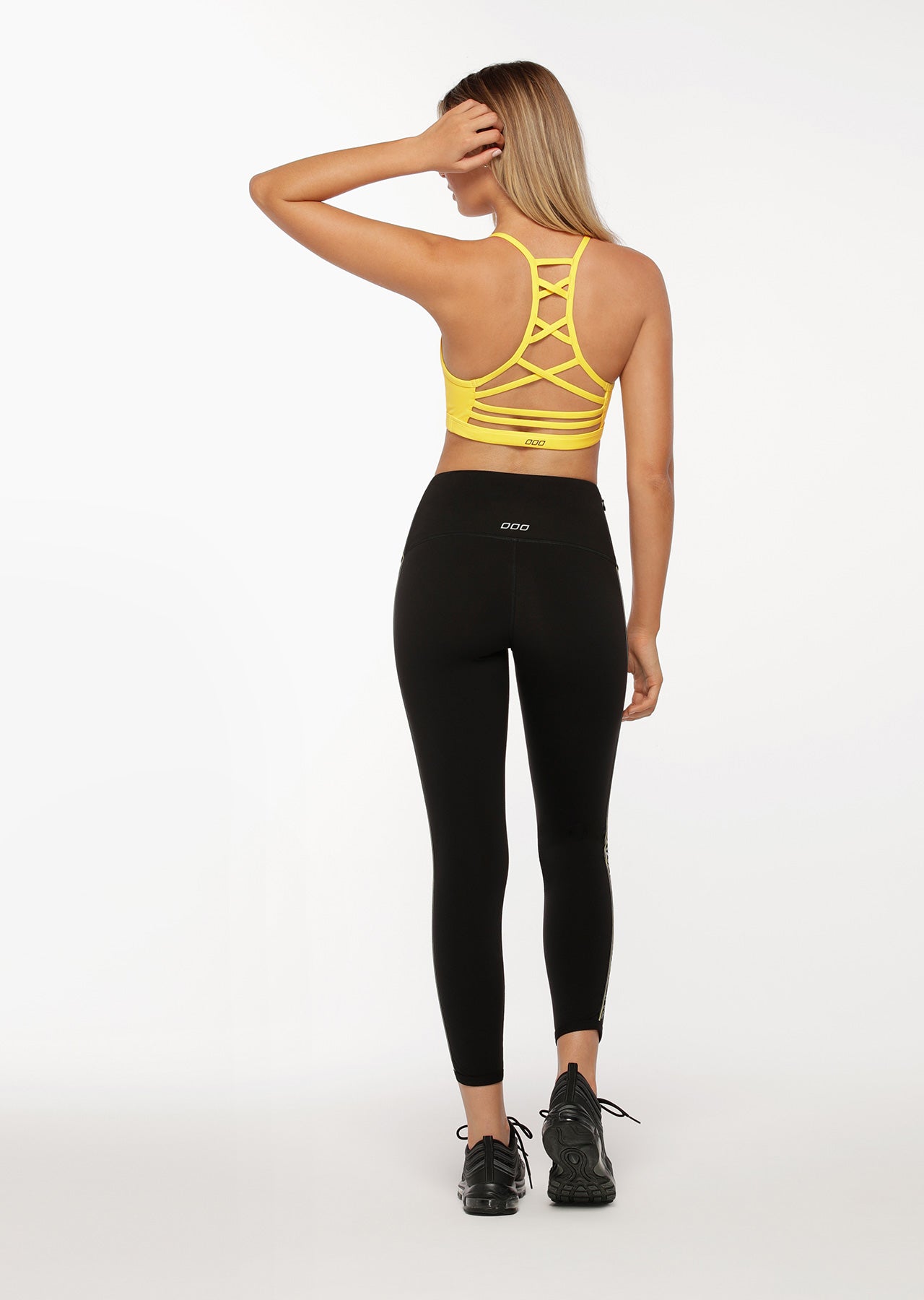 Lorna Jane All Day Support Sports Bra - Vital Yellow