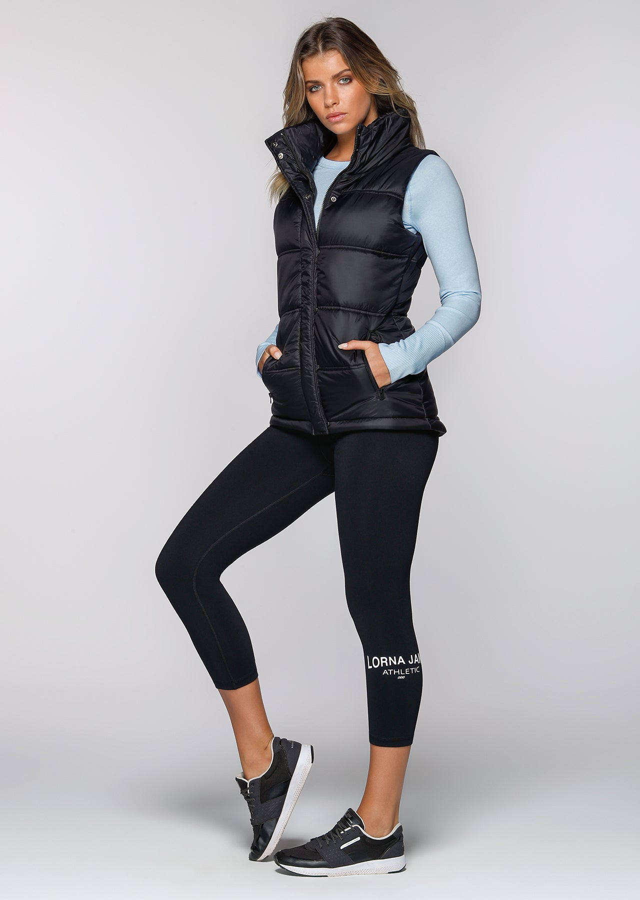 Lorna Jane All Rounder Puffa Vest - Black