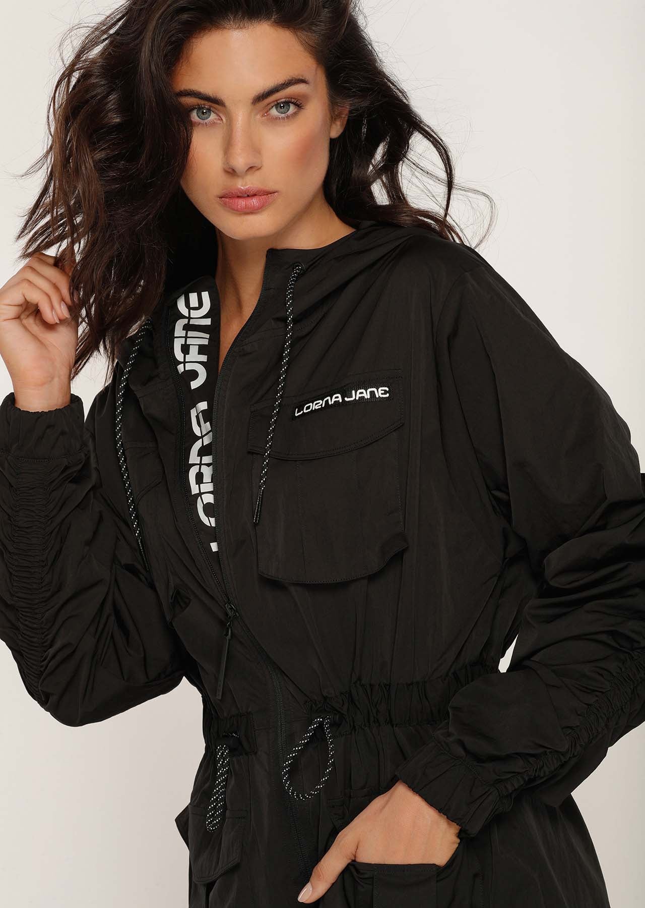 Lorna Jane All Rounder Spray Jacket - Black