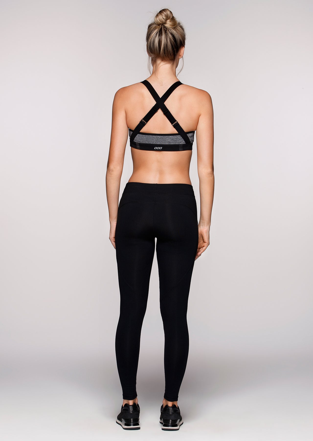 Lorna Jane Allure Sports Bra - Black Marl