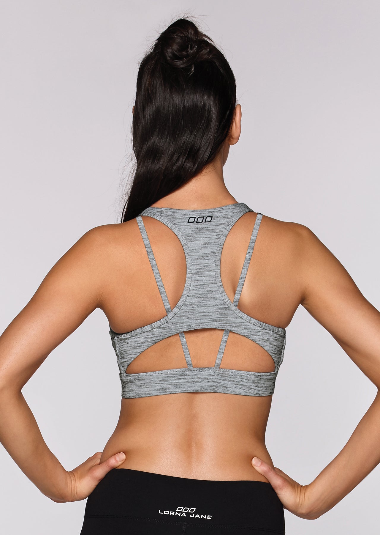 Lorna Jane Alyssah Sports Bra - Grey Marl