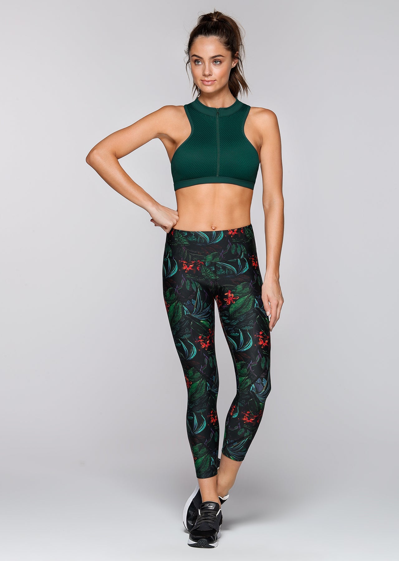 Lorna Jane Amazonia Core Ankle Biter Tight - Amazonia Print