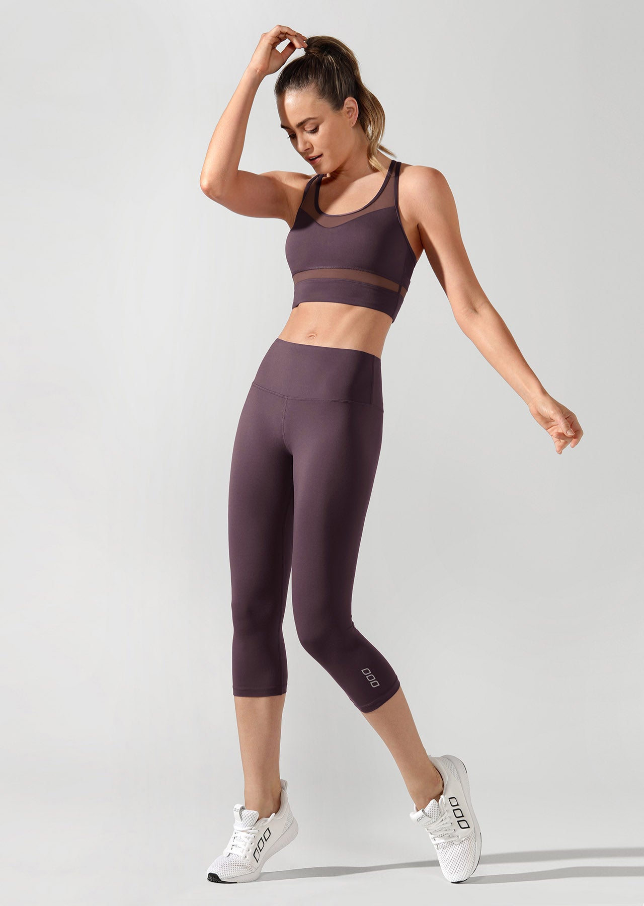 Lorna Jane Amelia Recycled Sports Bra - Soft Violet