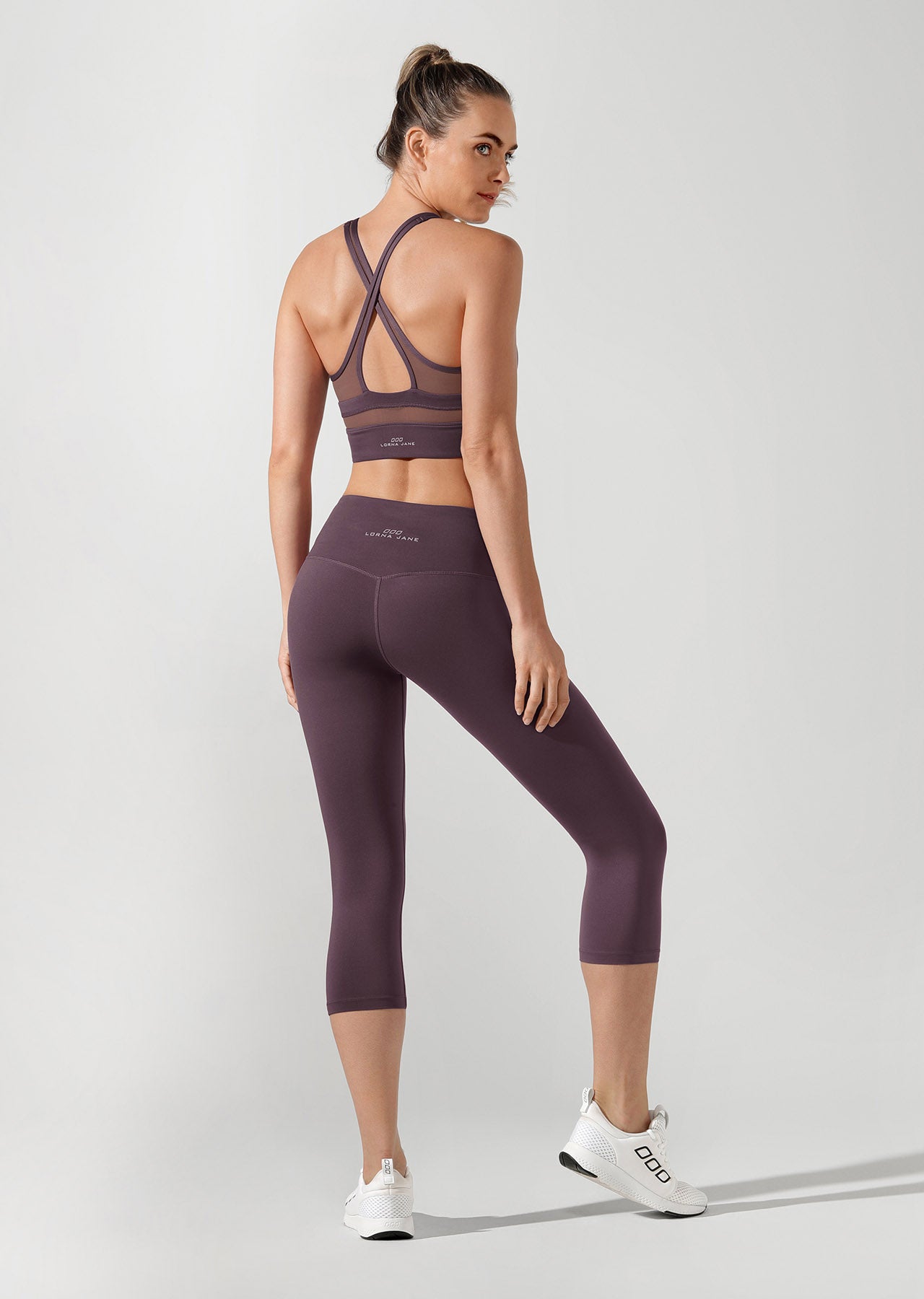 Lorna Jane Amelia Recycled Sports Bra - Soft Violet