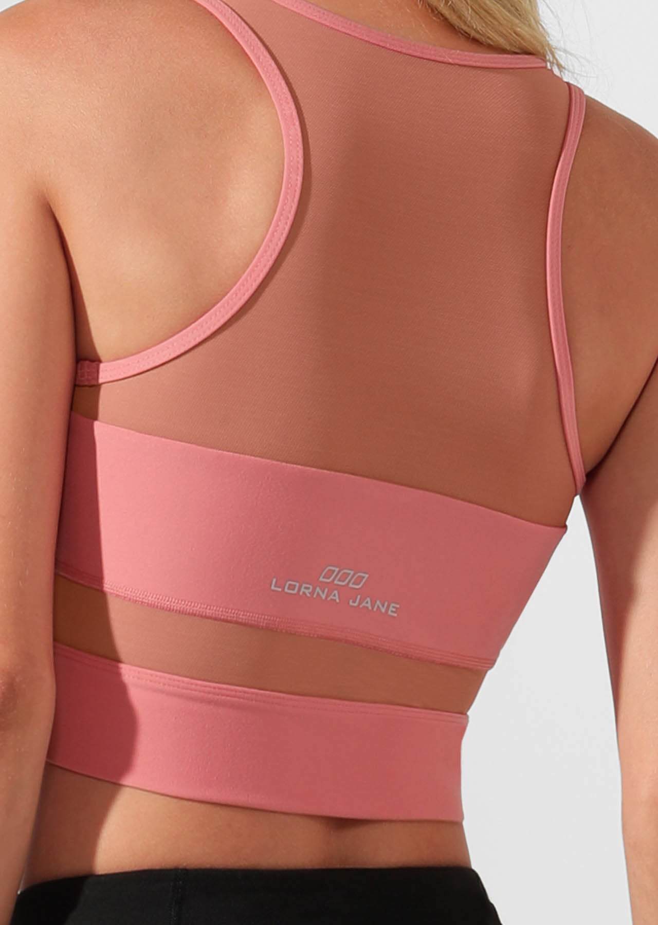 Lorna Jane Amelia Sports Bra - Quartz Pink