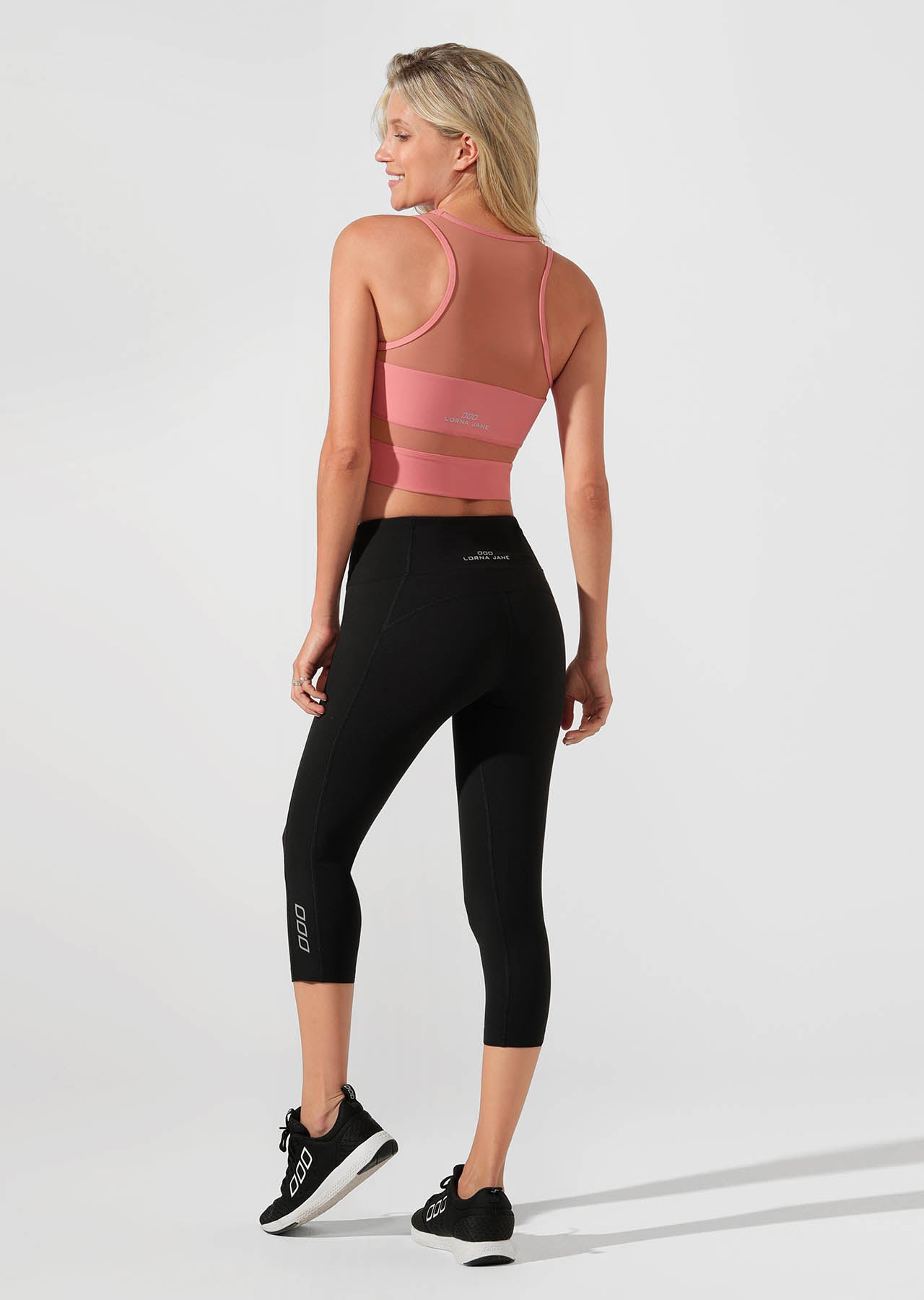 Lorna Jane Amelia Sports Bra - Quartz Pink