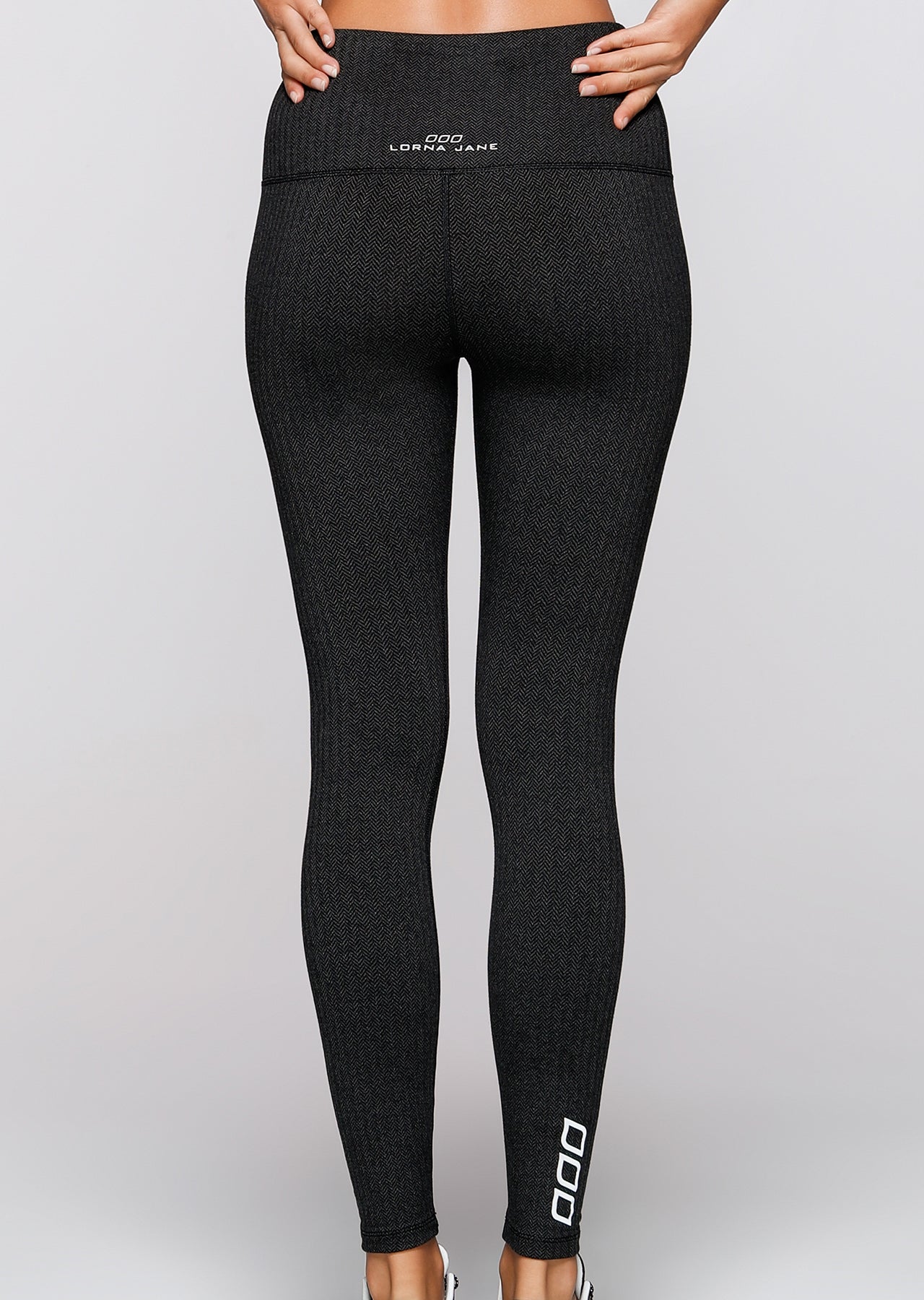 Lorna Jane Amity Support F/L Tight - Black Marl