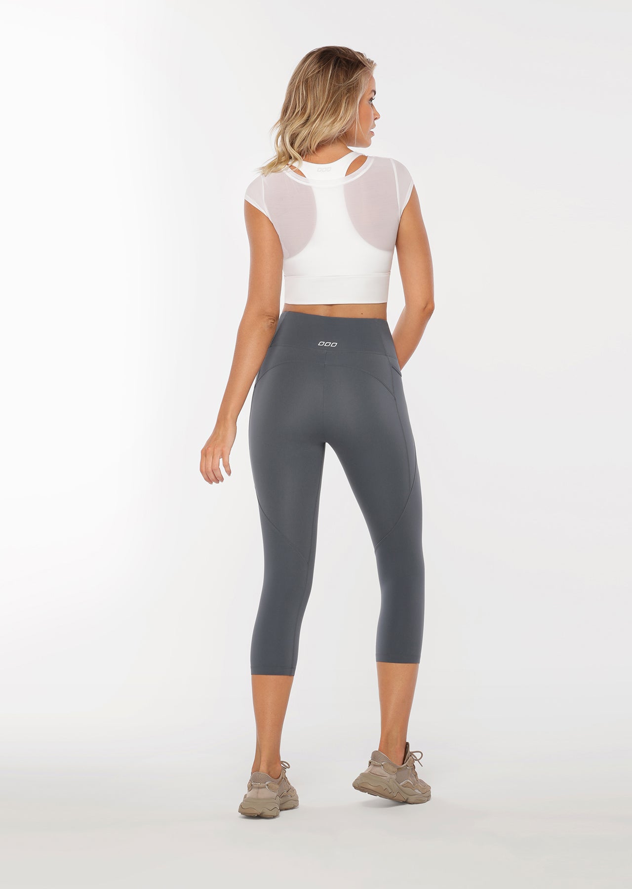 Lorna Jane Amy Phone Pocket 7/8 Leggings - Scuba Blue