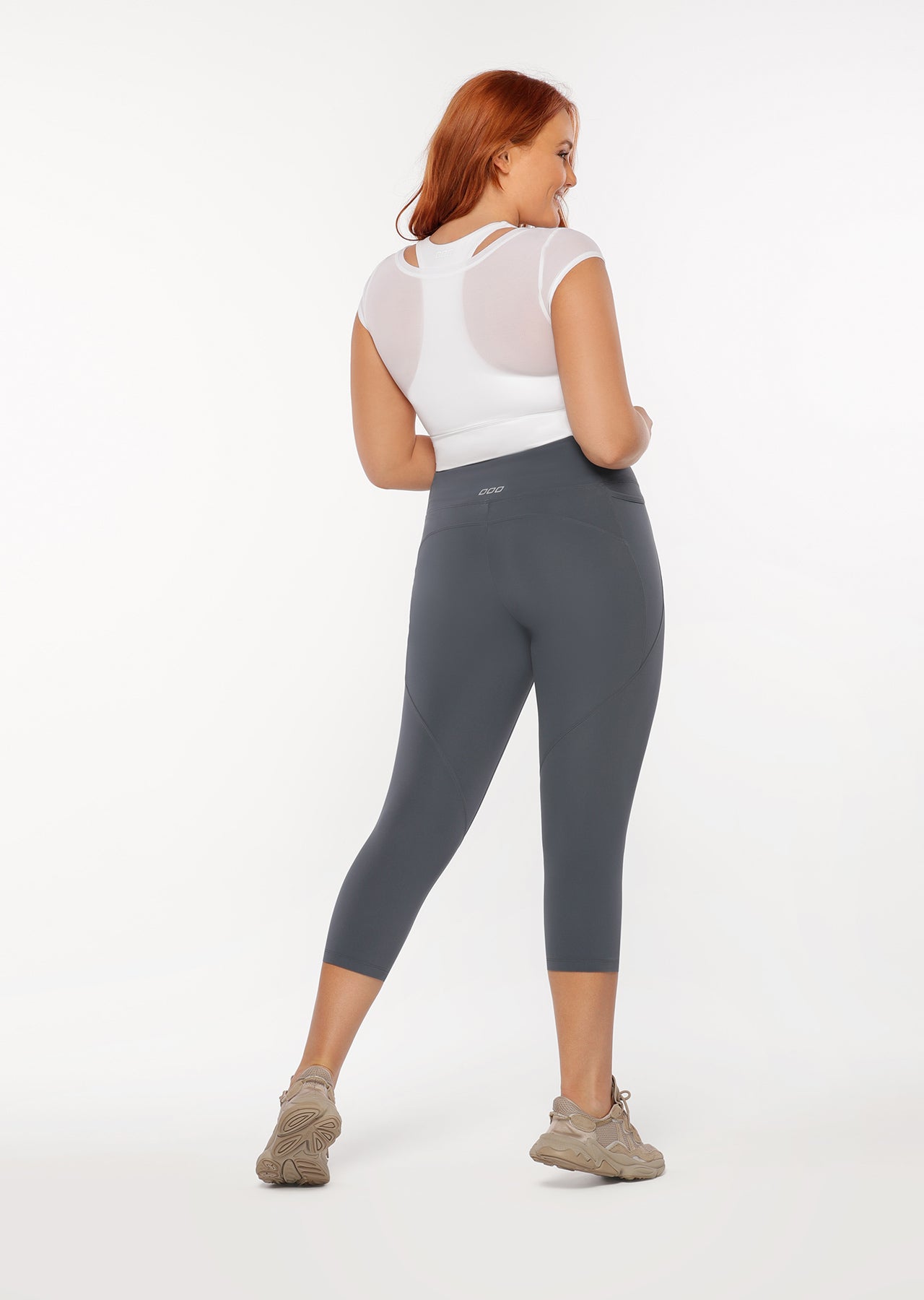 Lorna Jane Amy Phone Pocket 7/8 Leggings - Scuba Blue