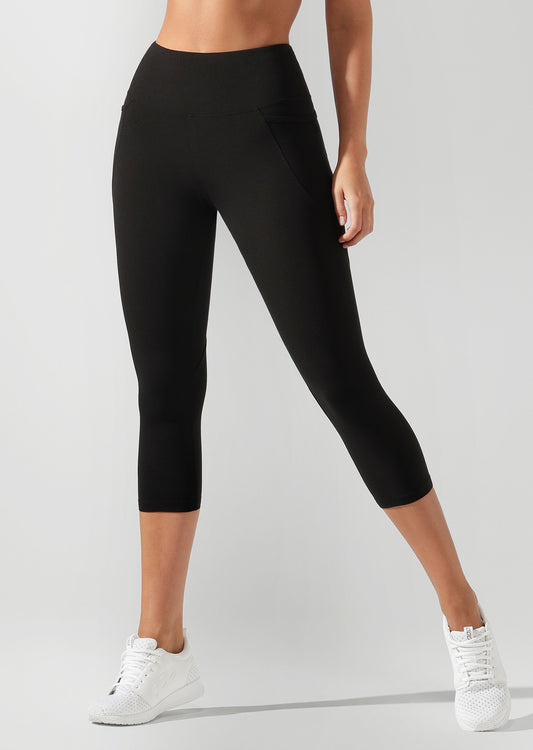 Lorna Jane Amy Phone Pocket 7/8 Tight - Black