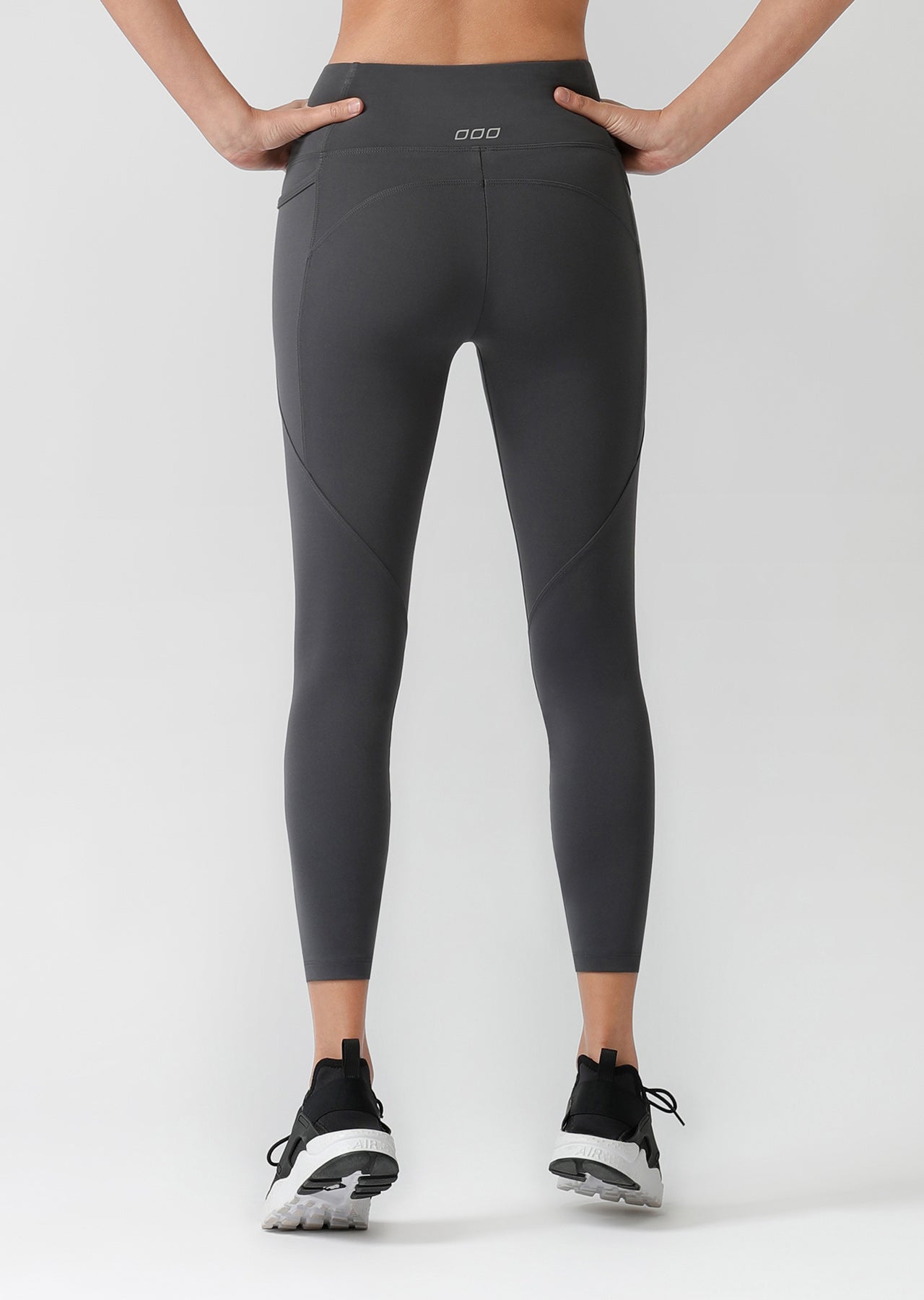 Lorna Jane Amy Phone Pocket Ankle Biter Leggings - Titanium