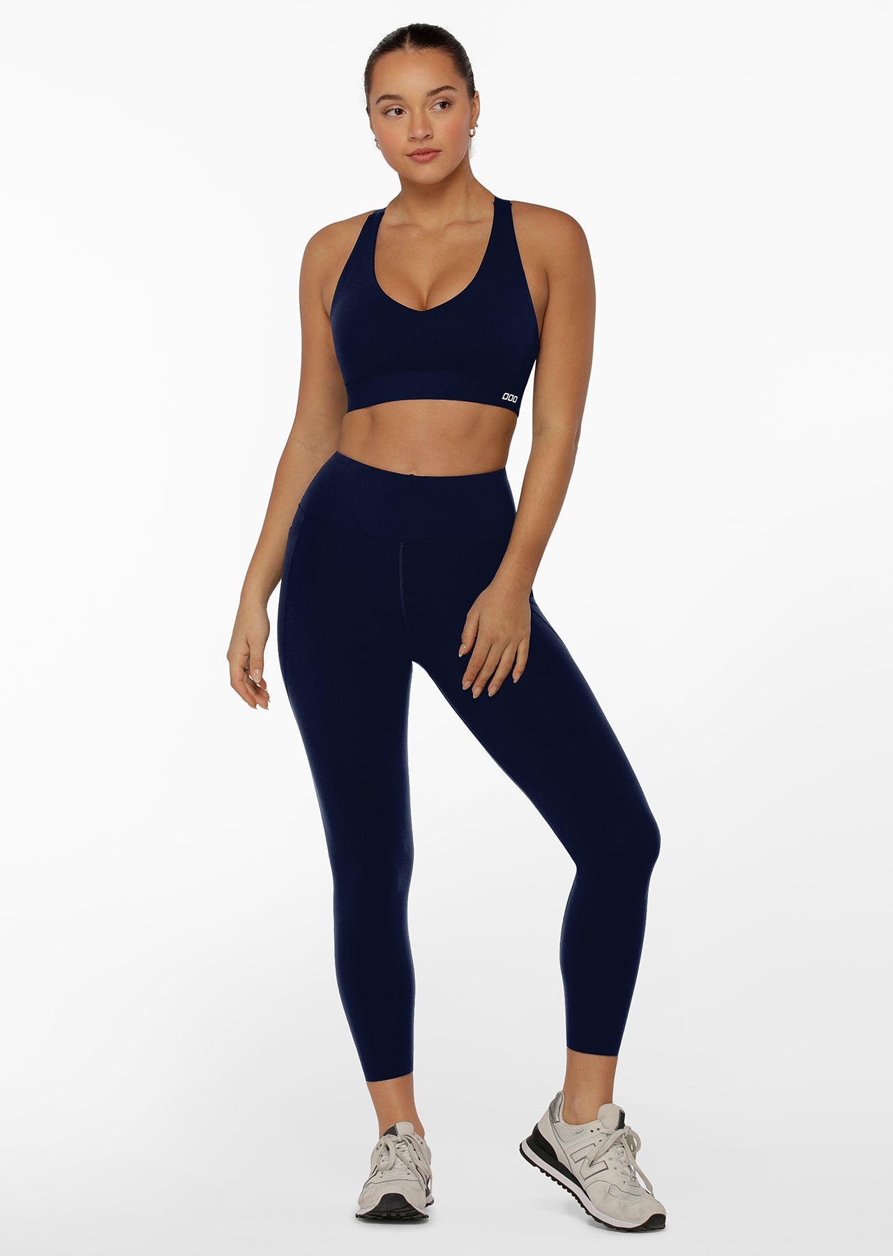 Lorna Jane Amy Phone Pocket Ankle Biter Tech Leggings - French Navy