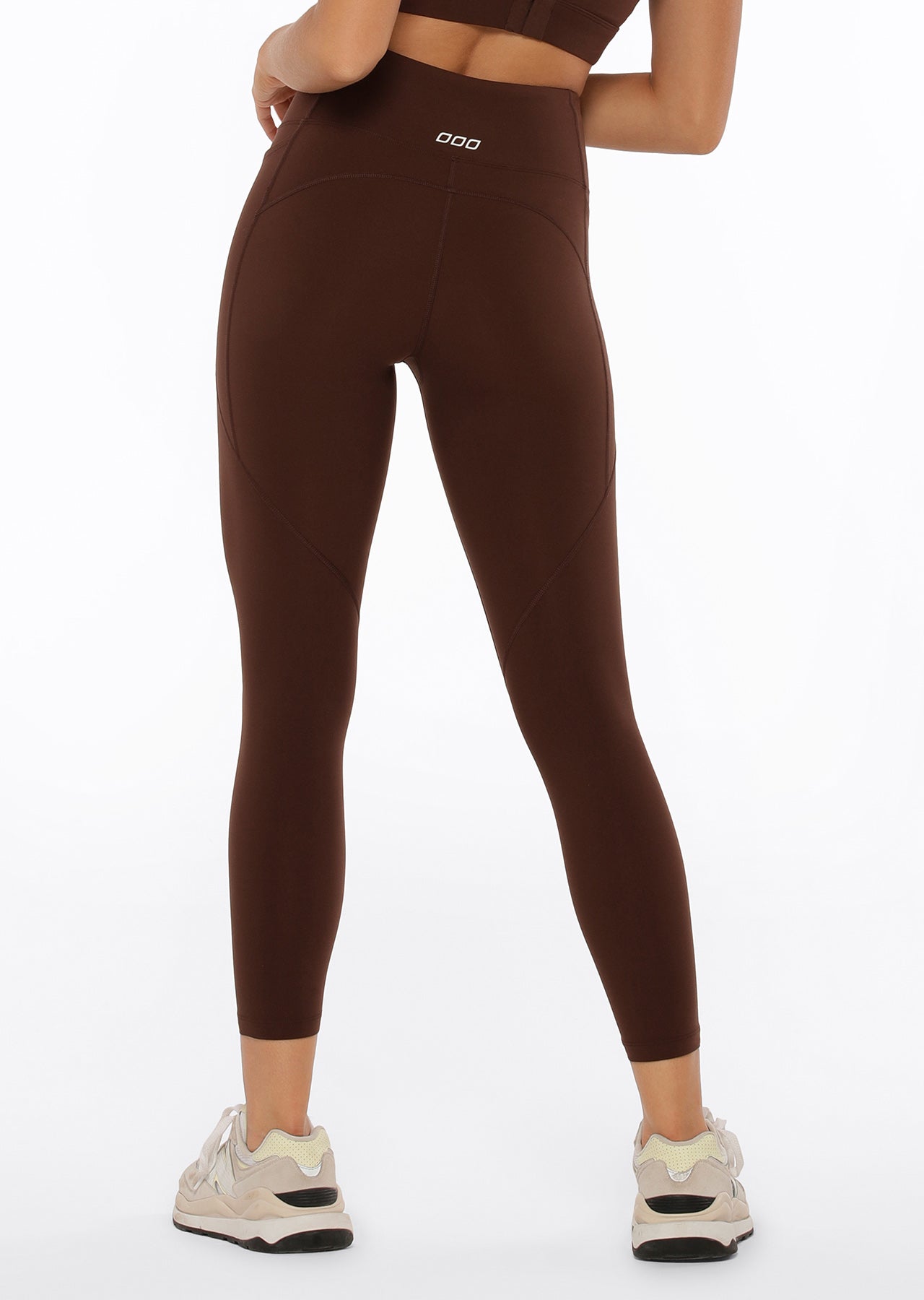 Lorna Jane Amy Phone Pocket Ankle Biter Tech Leggings - Espresso