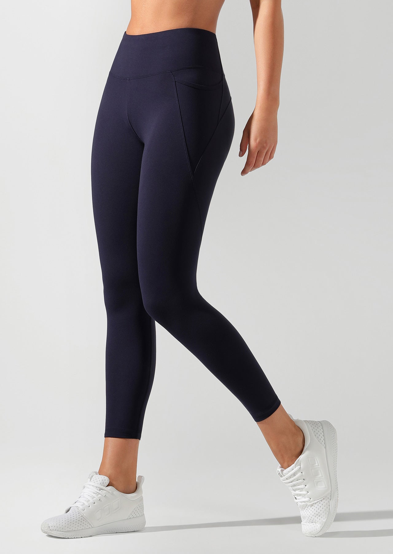 Lorna Jane Amy Phone Pocket Ankle Biter Tight - French Navy