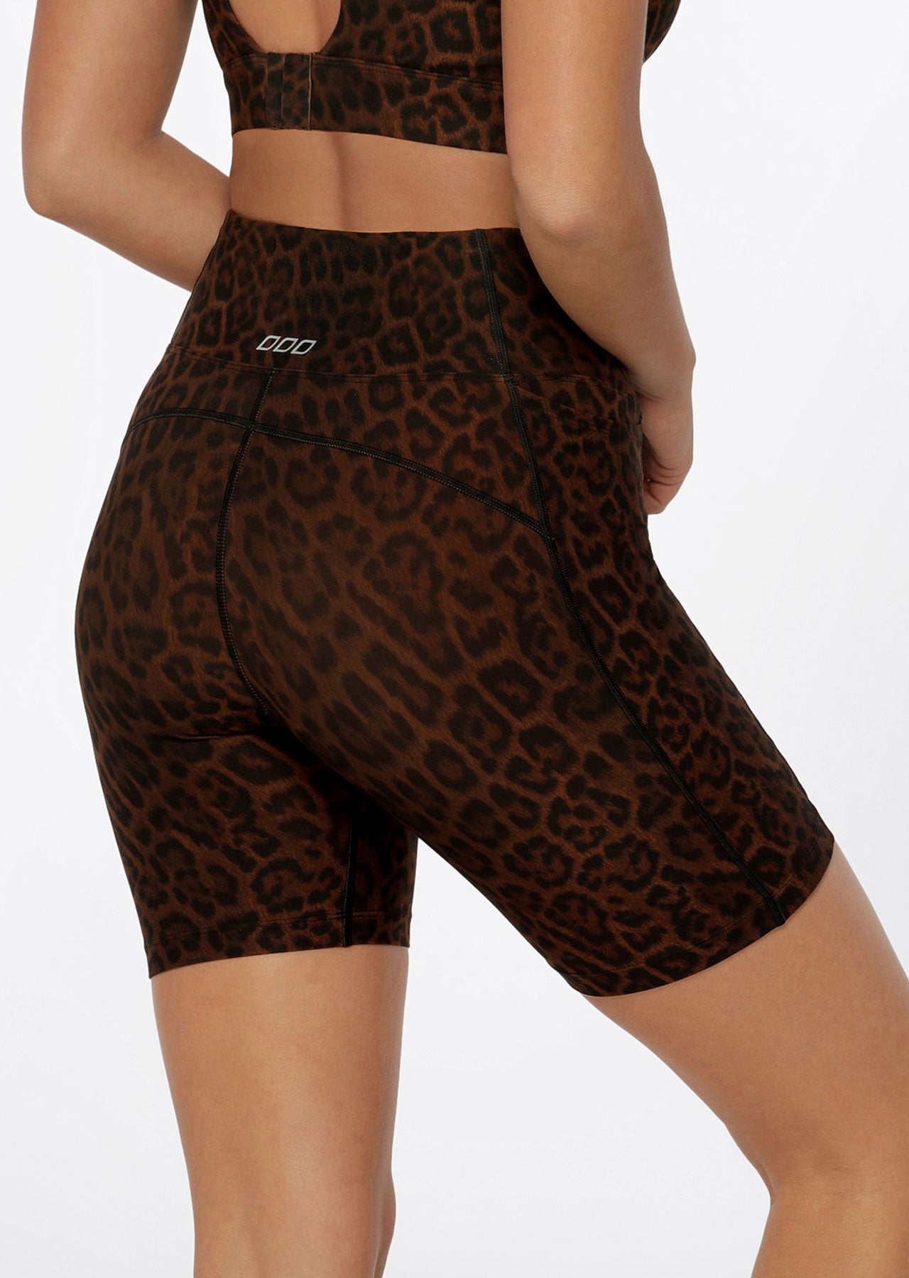 Lorna Jane Amy Phone Pocket Tech Bike Short - Cheetah Print