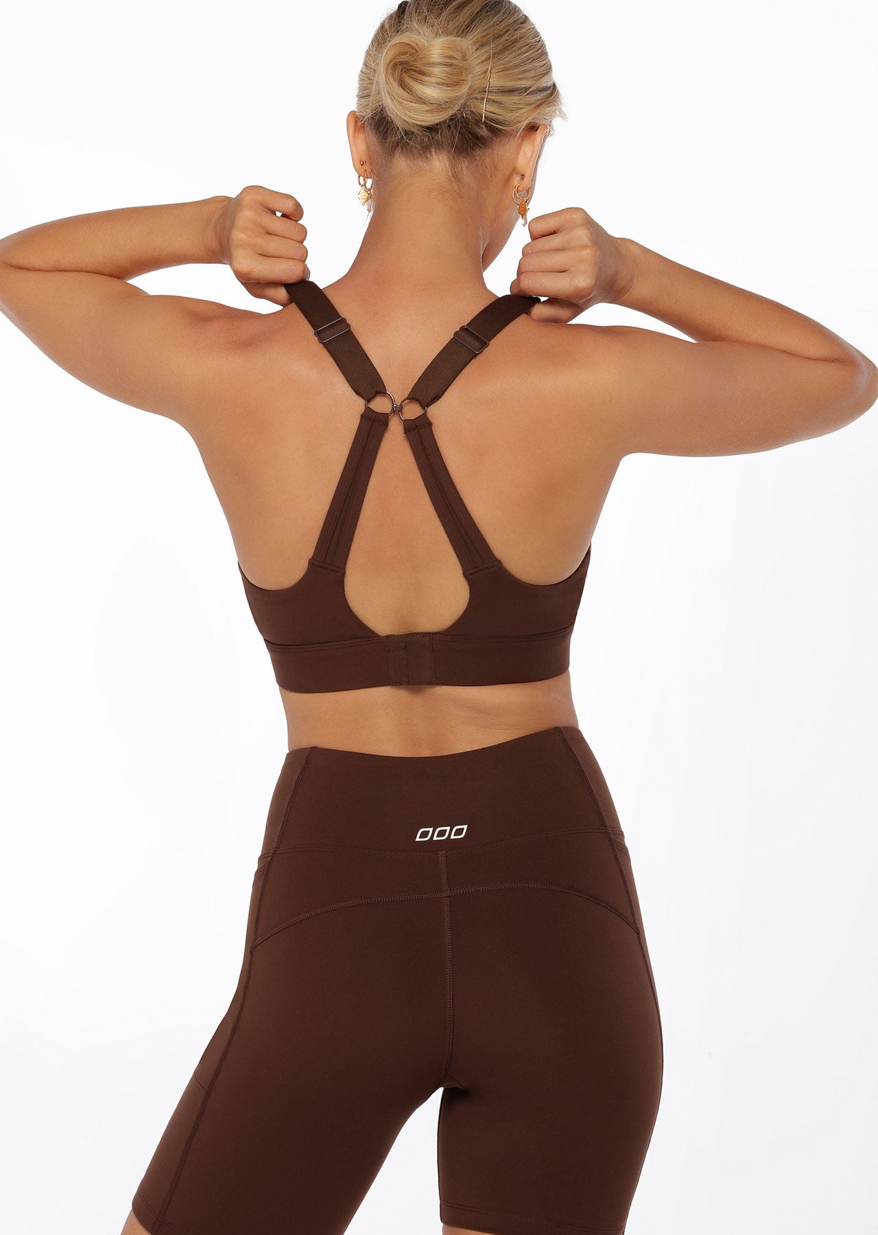 Lorna Jane Amy Sports Bra - Espresso