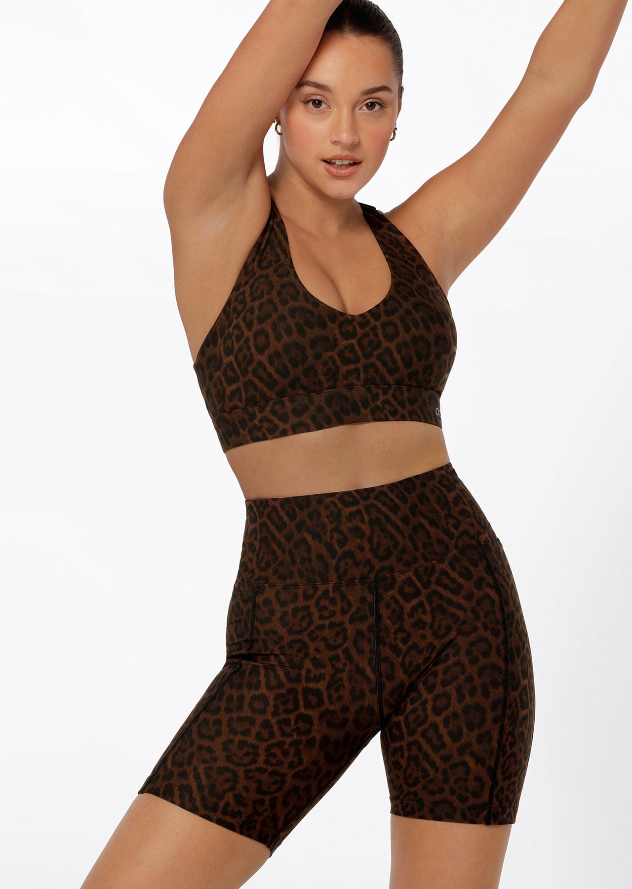 Lorna Jane Amy Sports Bra - Cheetah Print