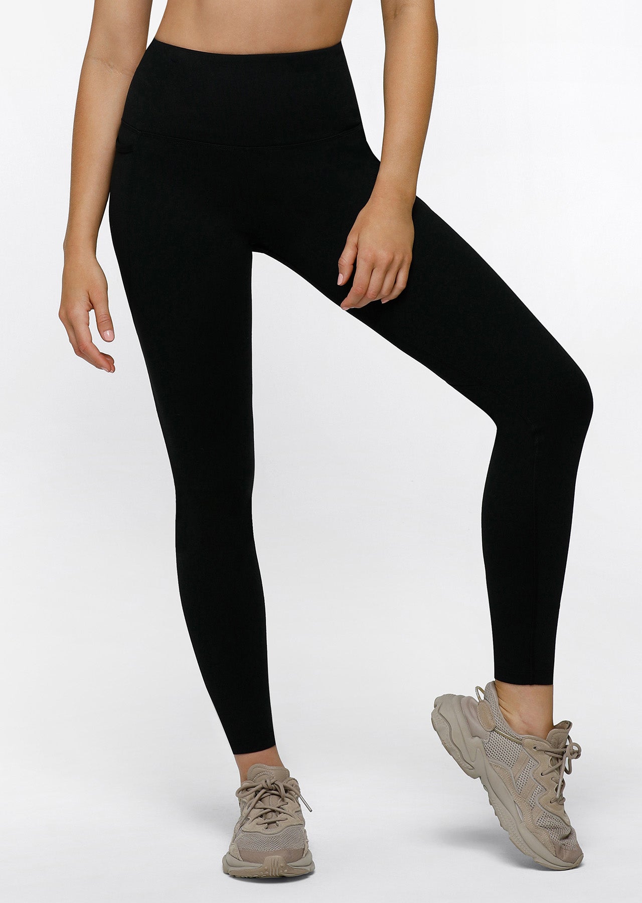 Lorna Jane Amy Winter Thermal Phone Pocket Classic Leggings - Black