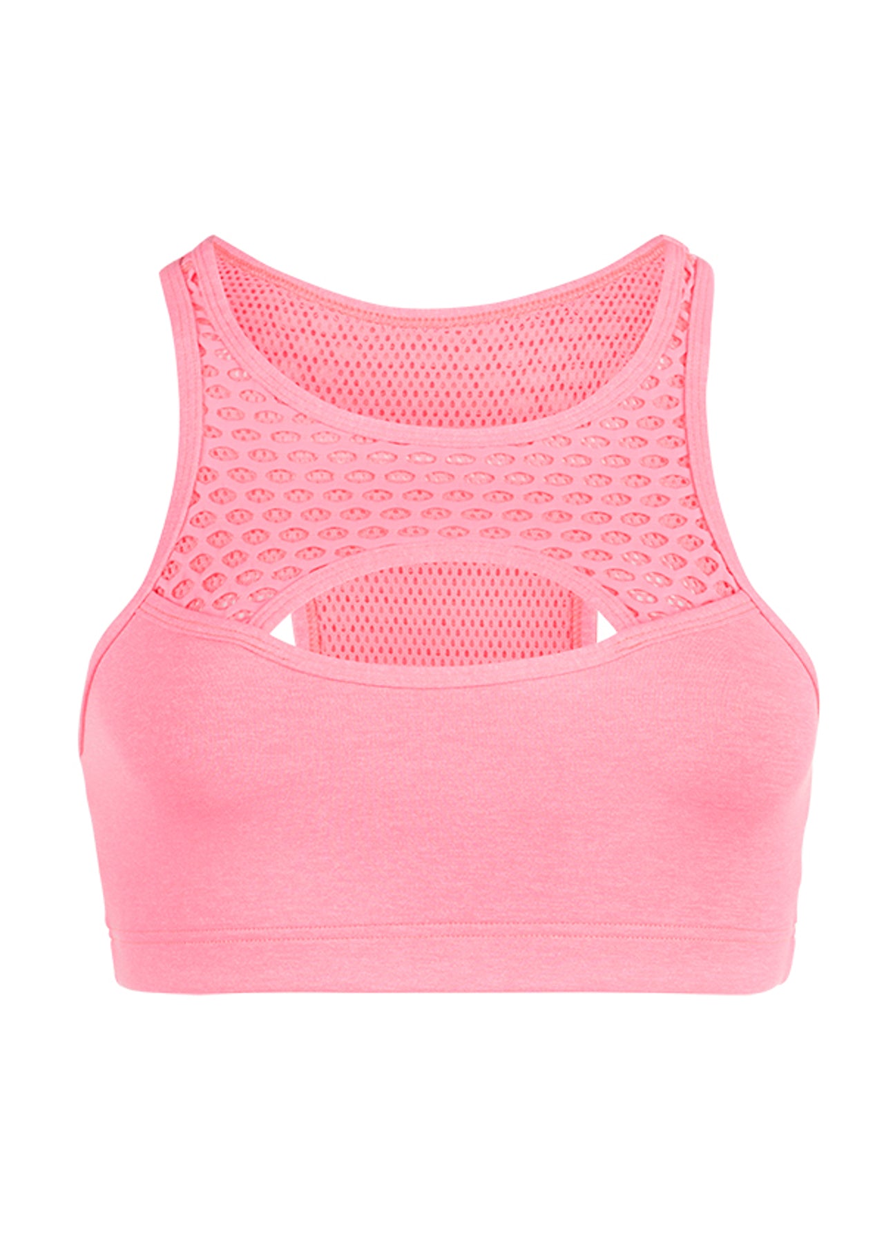 Lorna Jane Anna Sports Bra - Neon Melon Marl