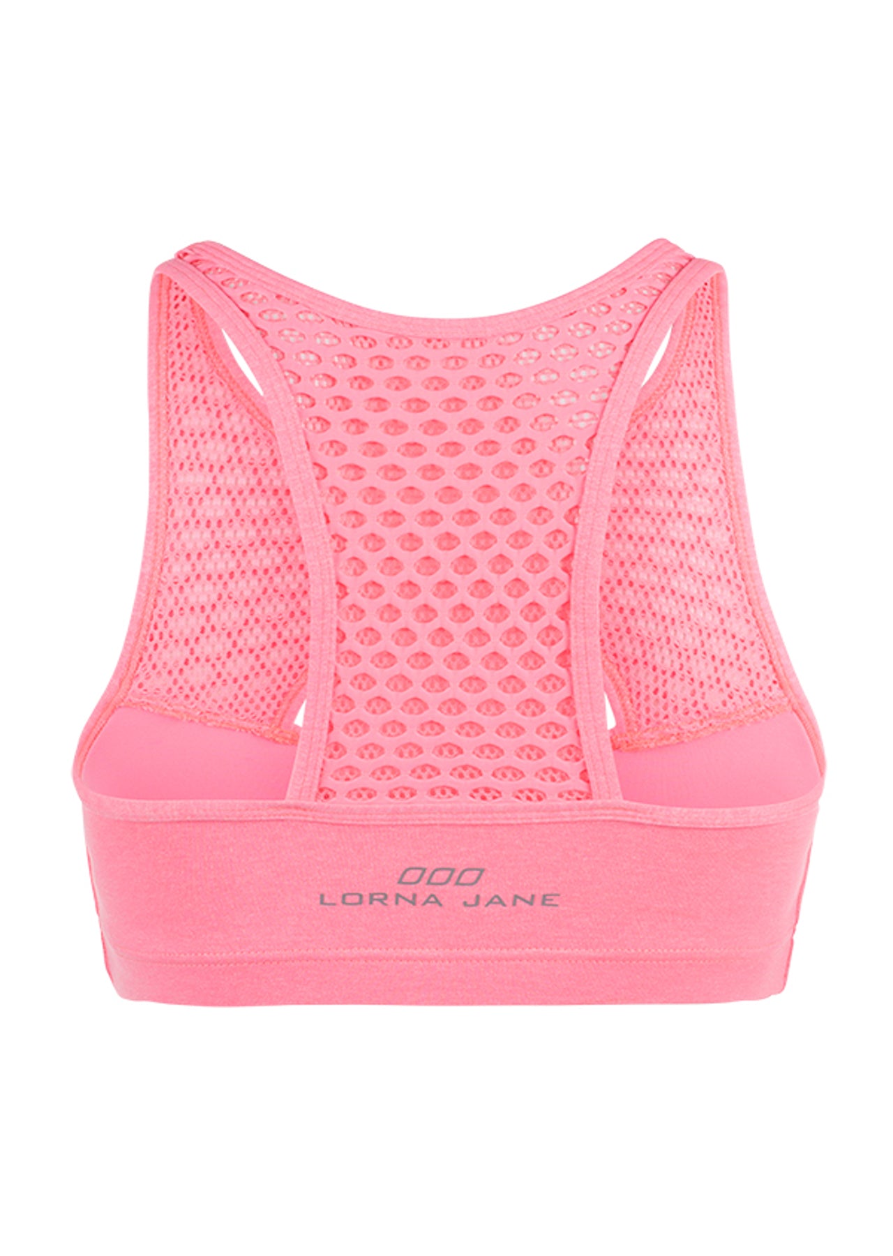 Lorna Jane Anna Sports Bra - Neon Melon Marl