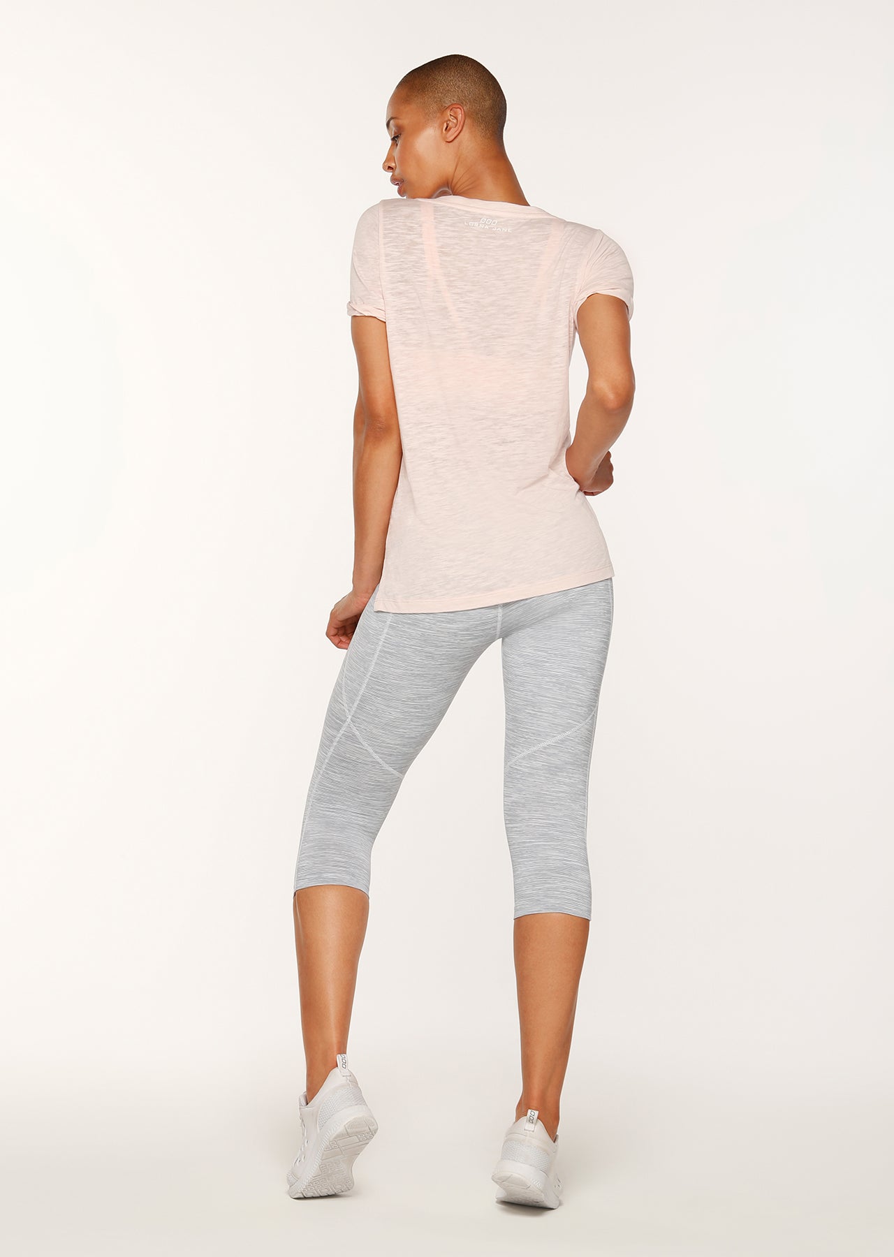 Lorna Jane Any Occasion S/Slv Tee - Dusty Pink