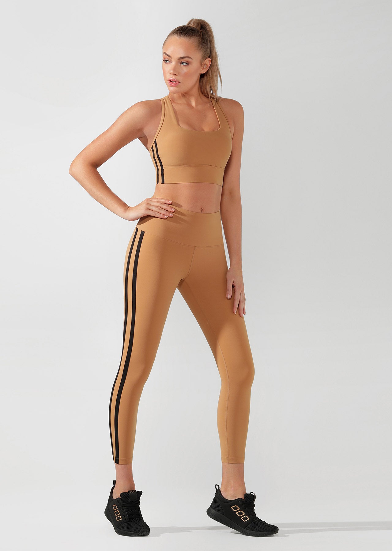 Lorna Jane Arianna Core Ankle Biter Tight - Chai