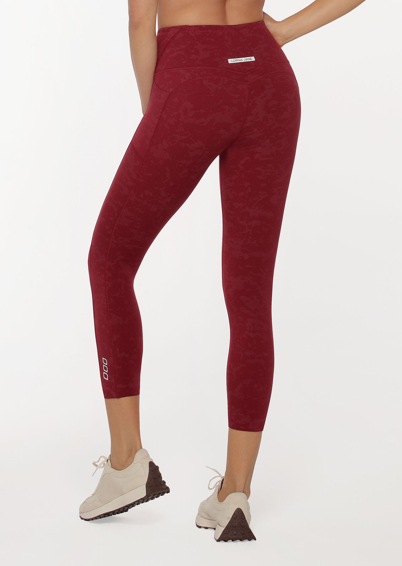 Lorna Jane Asset Phone Pocket Ankle Biter Leggings - Washed Marrakesh