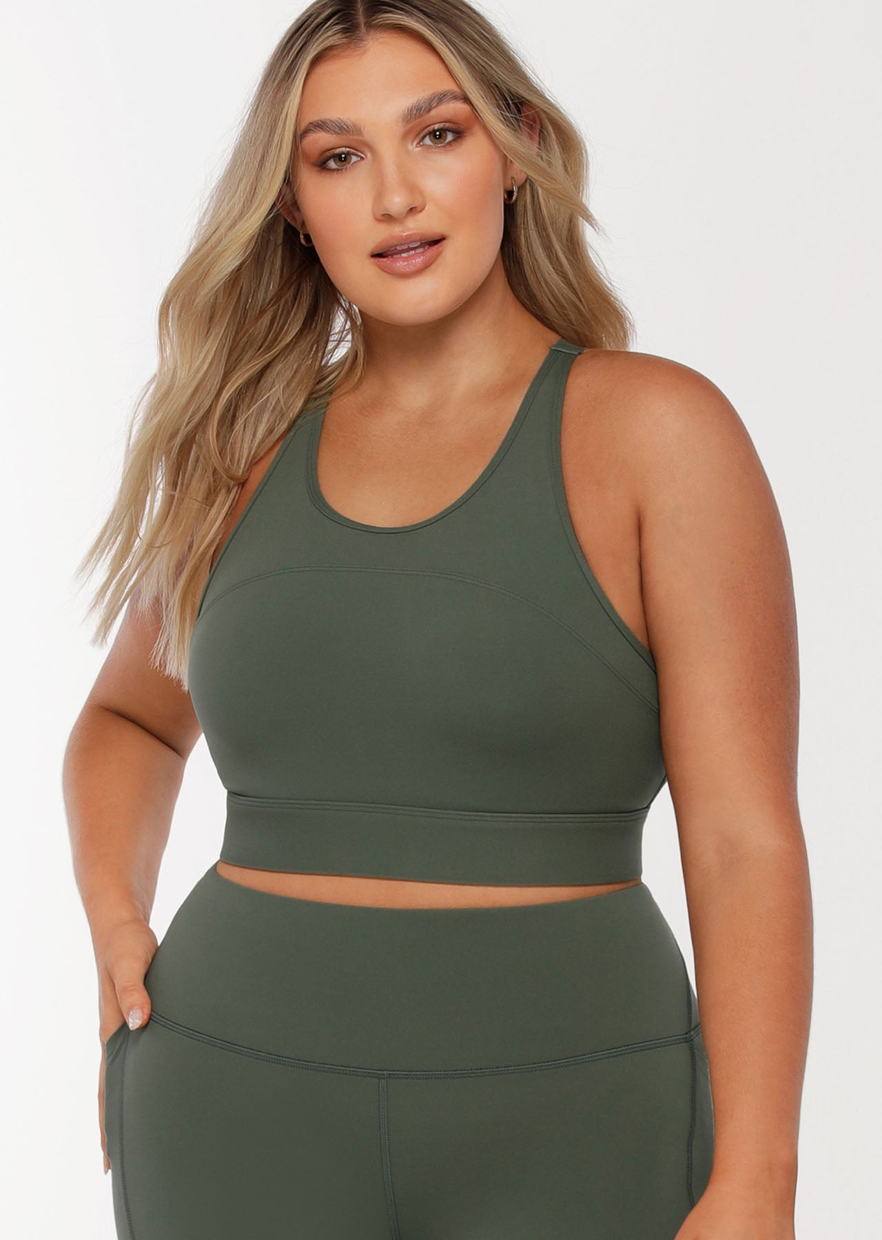 Lorna Jane Asset Sports Bra - Military