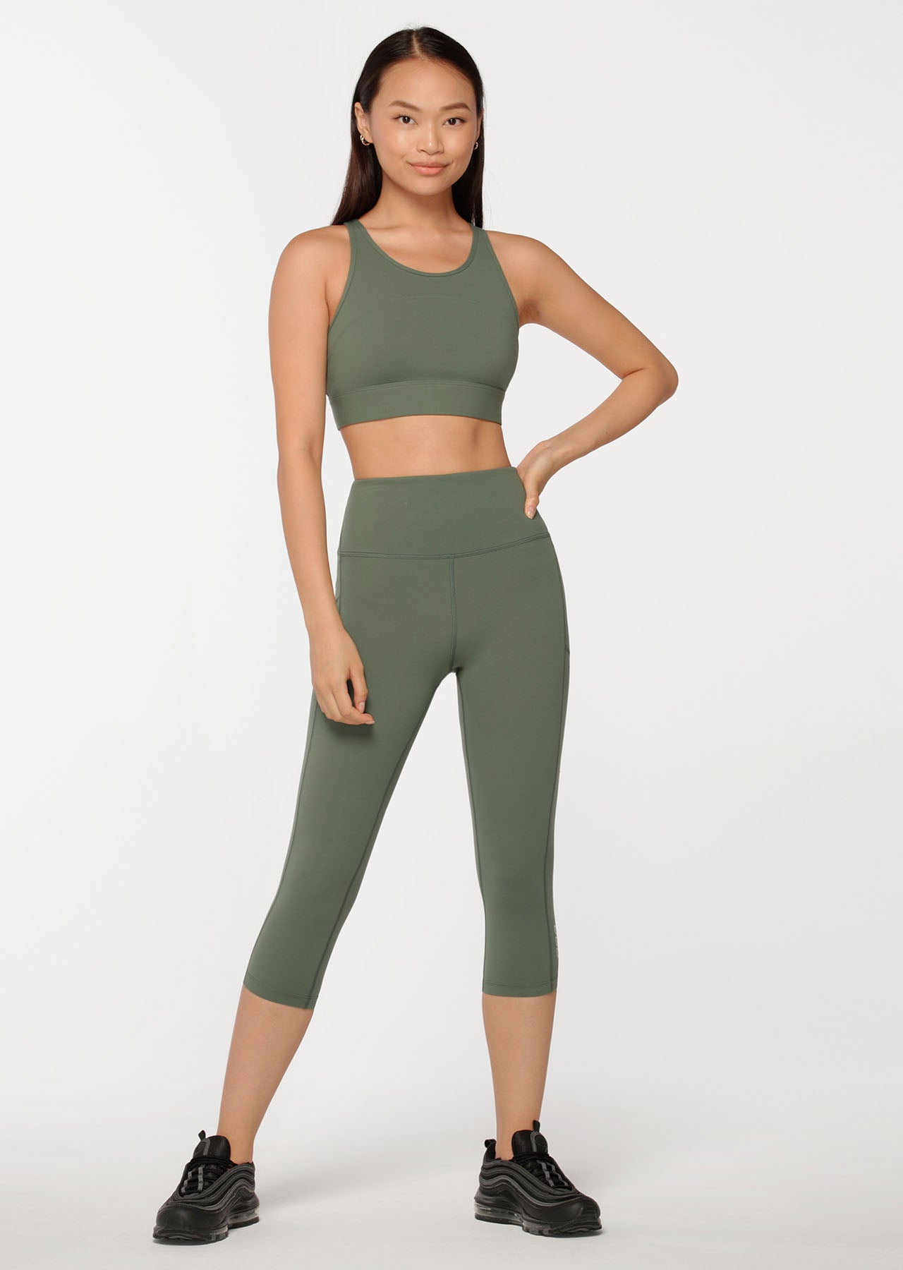 Lorna Jane Asset Sports Bra - Military