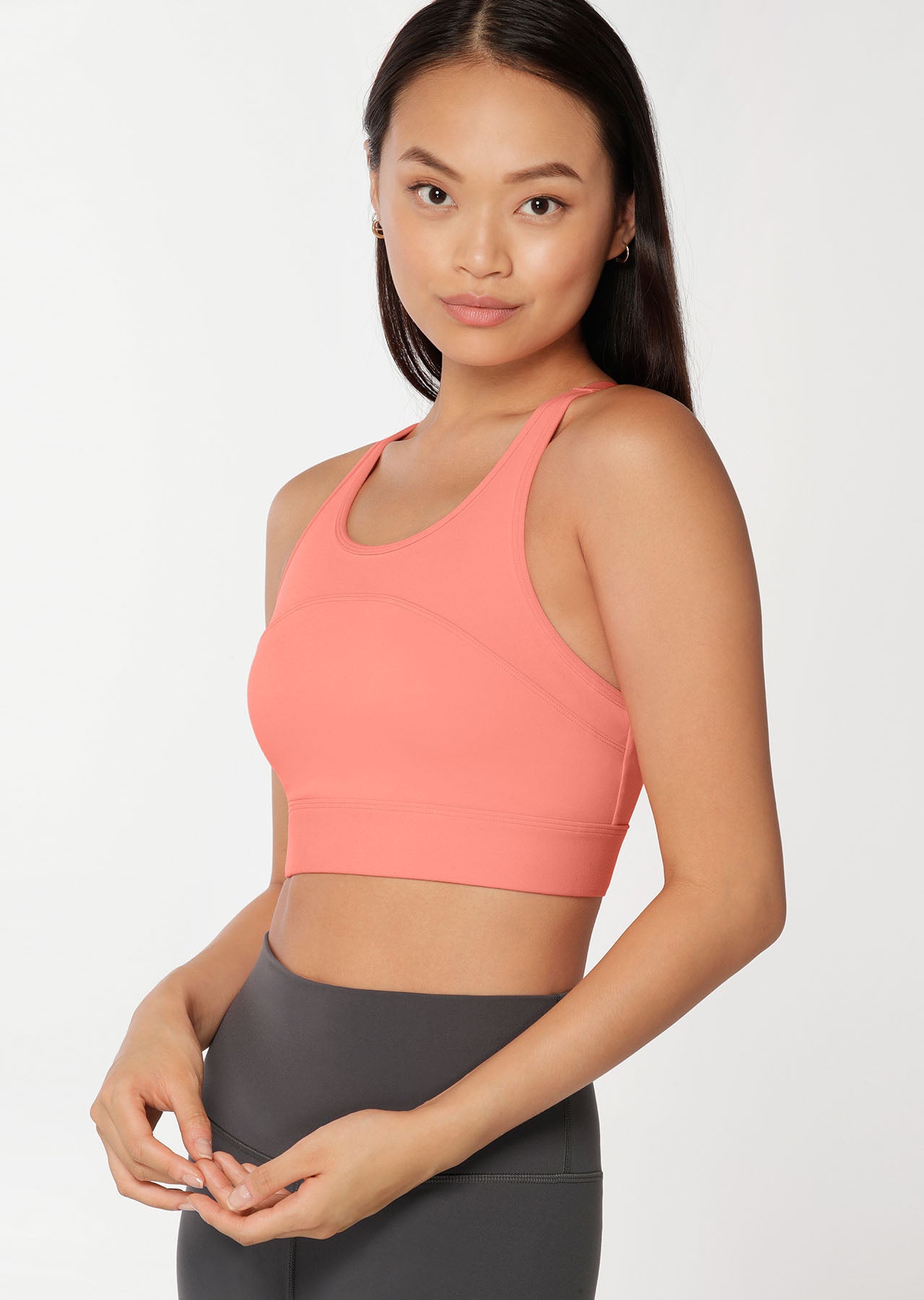 Lorna Jane Asset Sports Bra - Tangerine