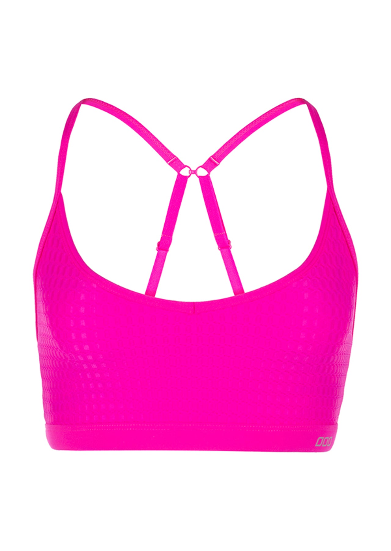 Lorna Jane Asteroid Sports Bra - Neon Pink