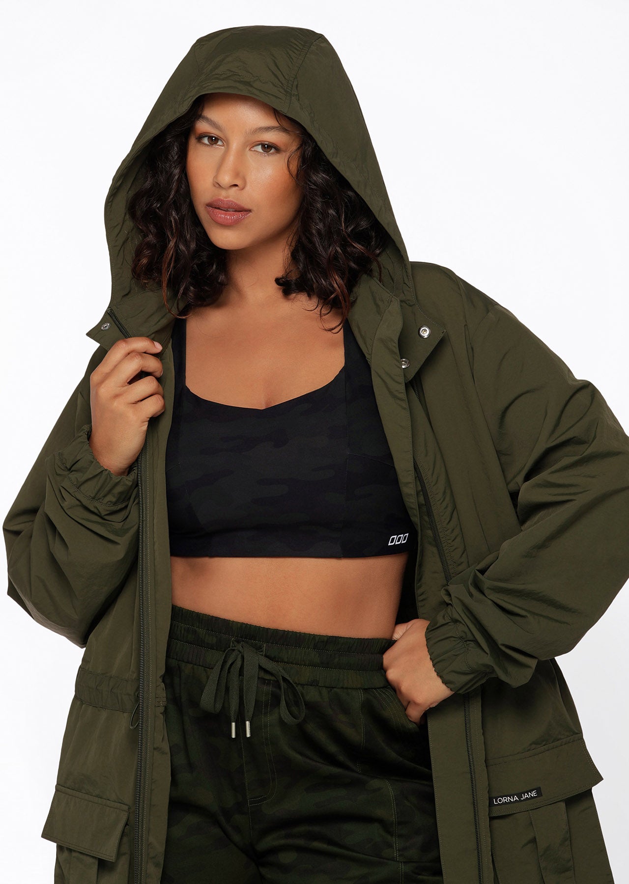 Lorna Jane Athleisure Anorak - Luxury Green