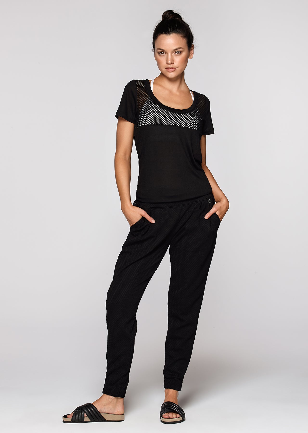 Lorna Jane Athleisure F/L Pant - Black