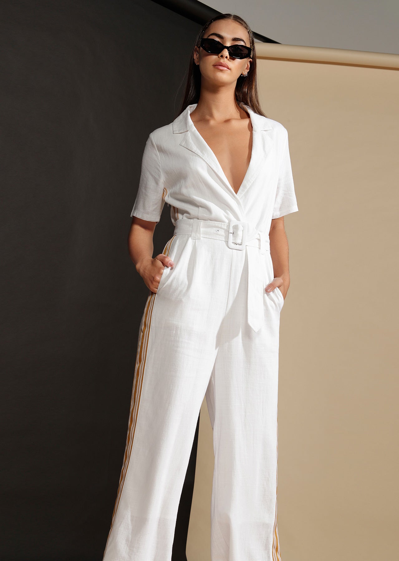 Lorna Jane Athleisure Jumpsuit - White