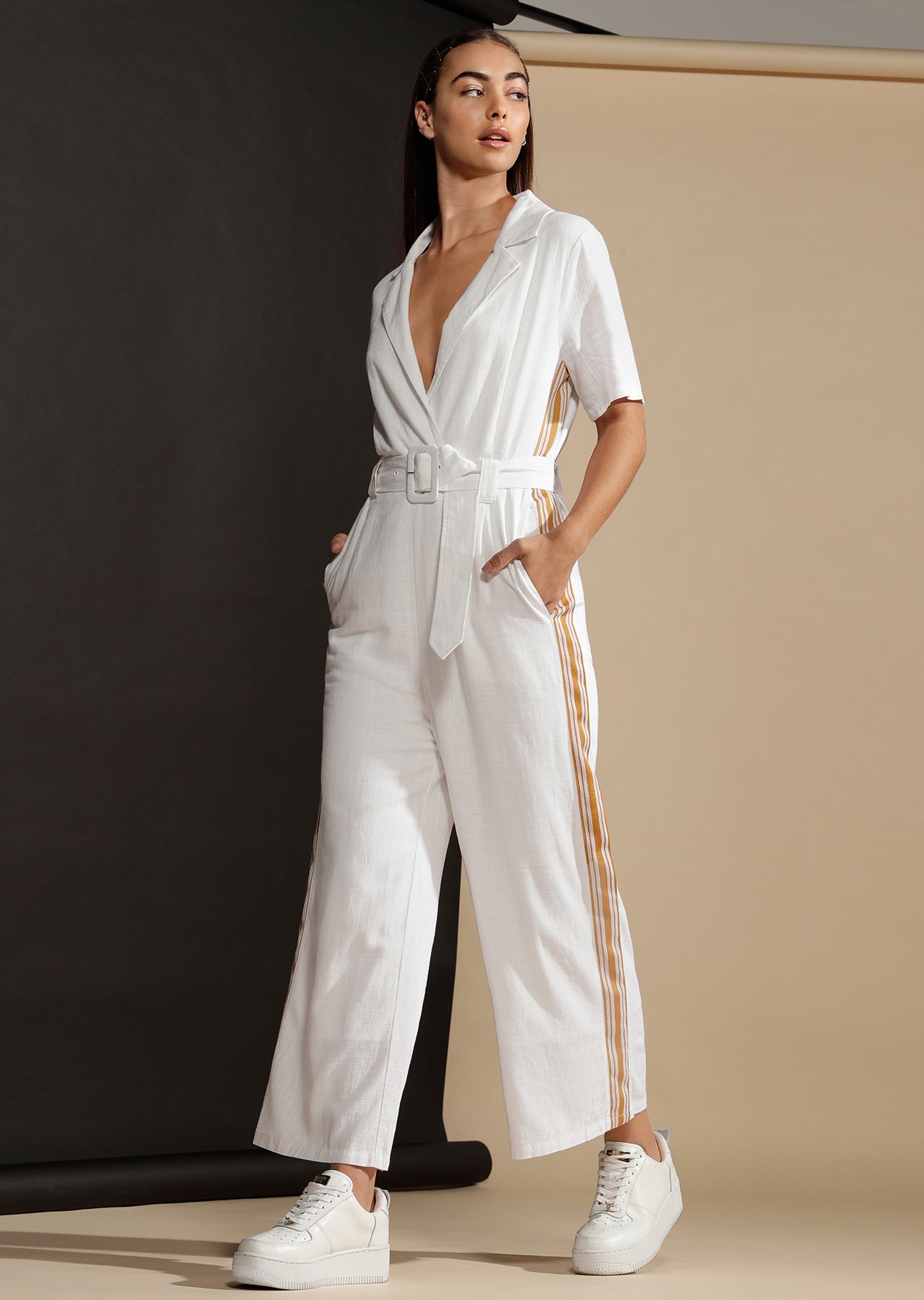 Lorna Jane Athleisure Jumpsuit - White