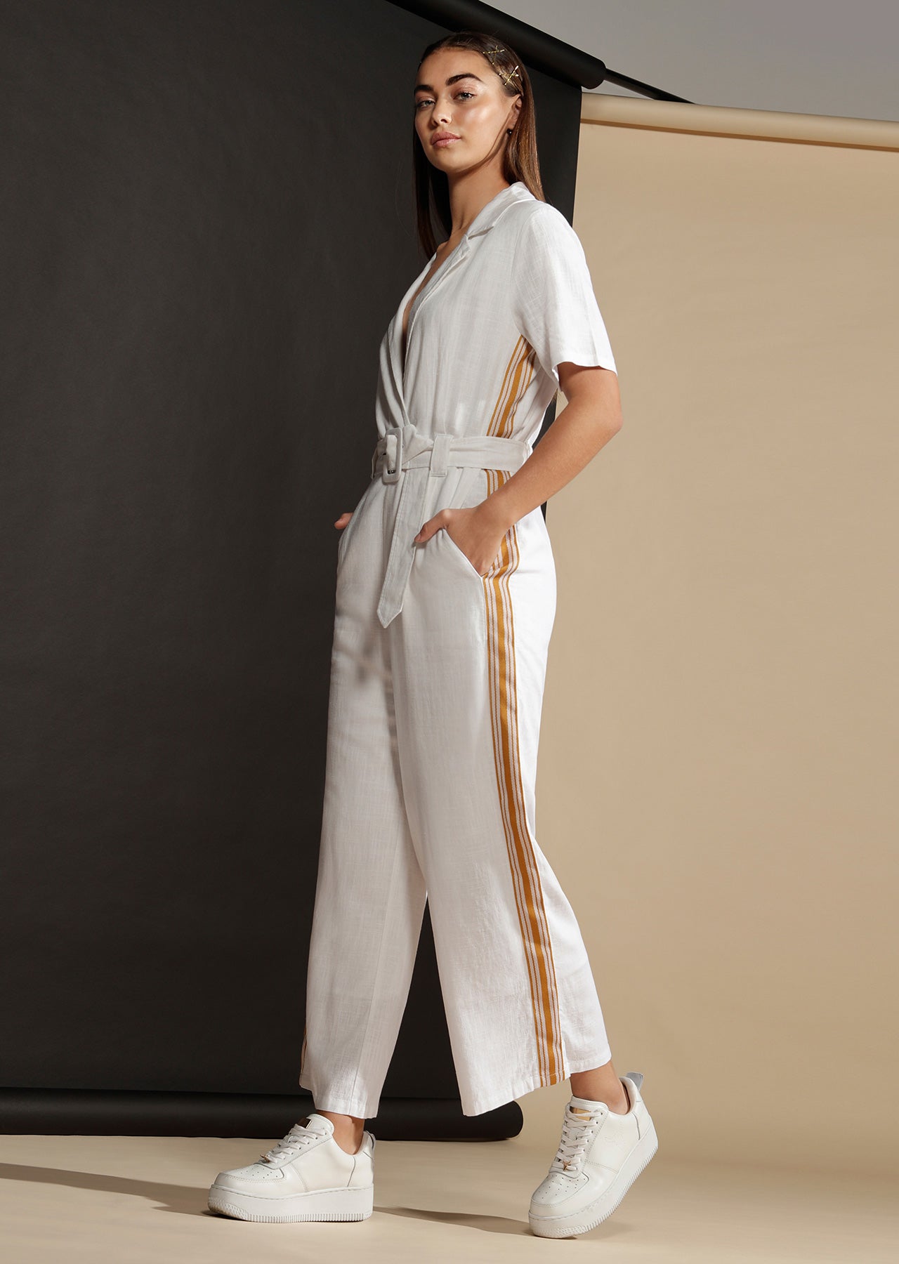 Lorna Jane Athleisure Jumpsuit - White