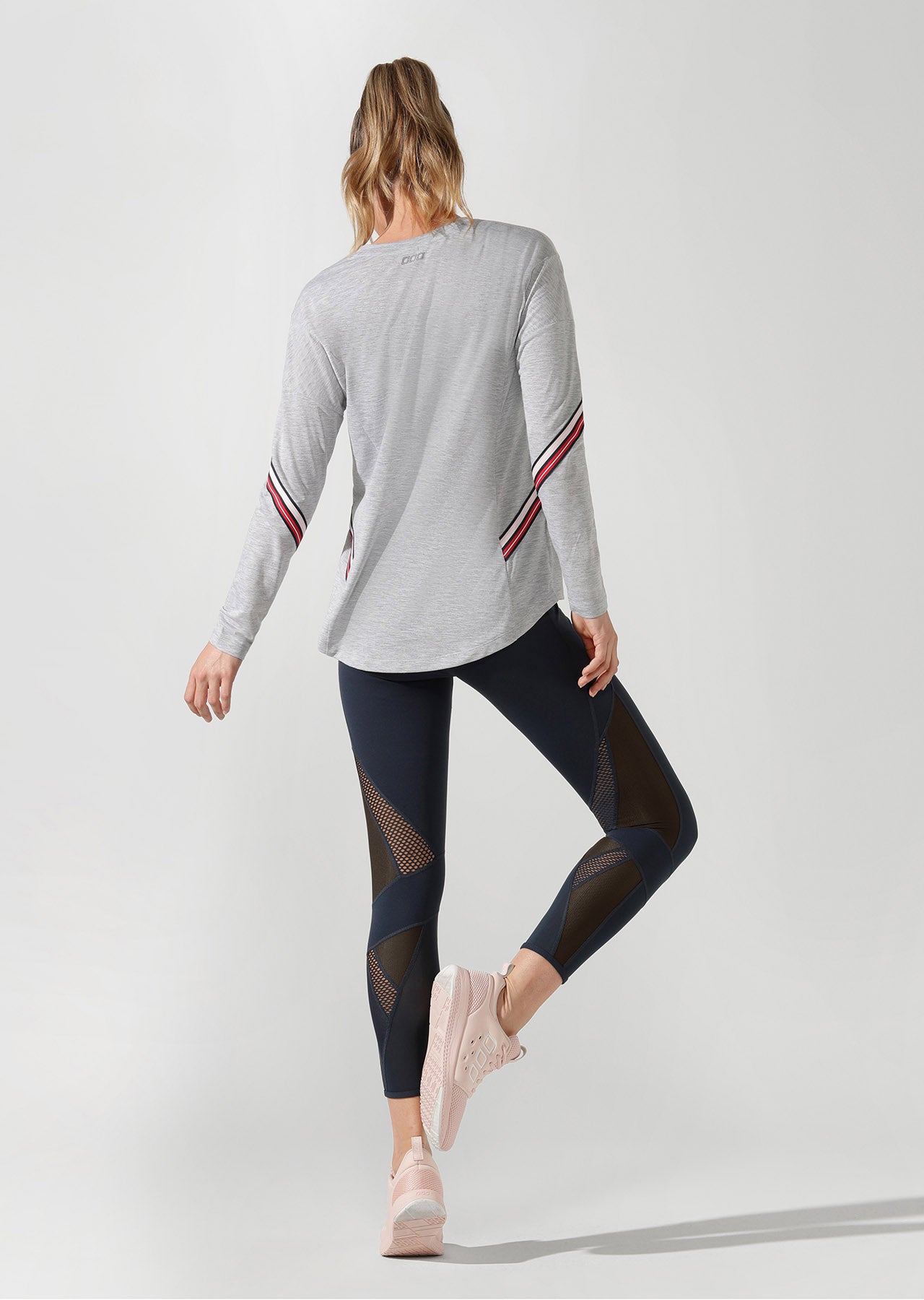 Lorna Jane Athleisure Long Sleeve Top - Grey Marl