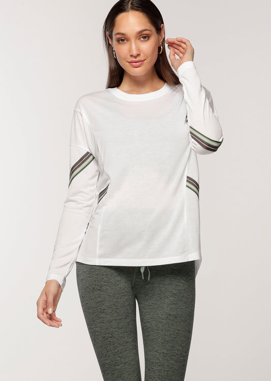 Lorna Jane Athleisure Long Sleeve Top - White