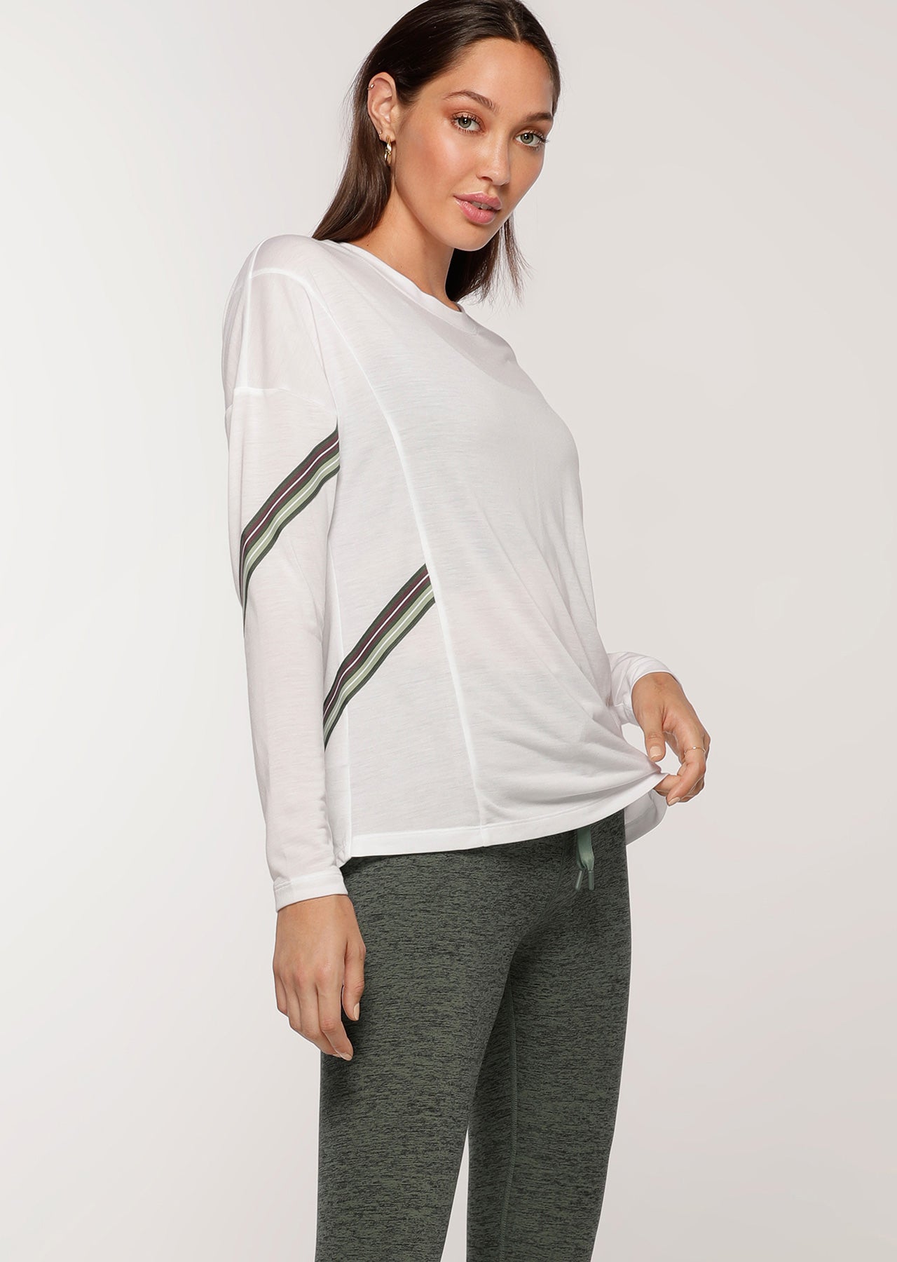 Lorna Jane Athleisure Long Sleeve Top - White