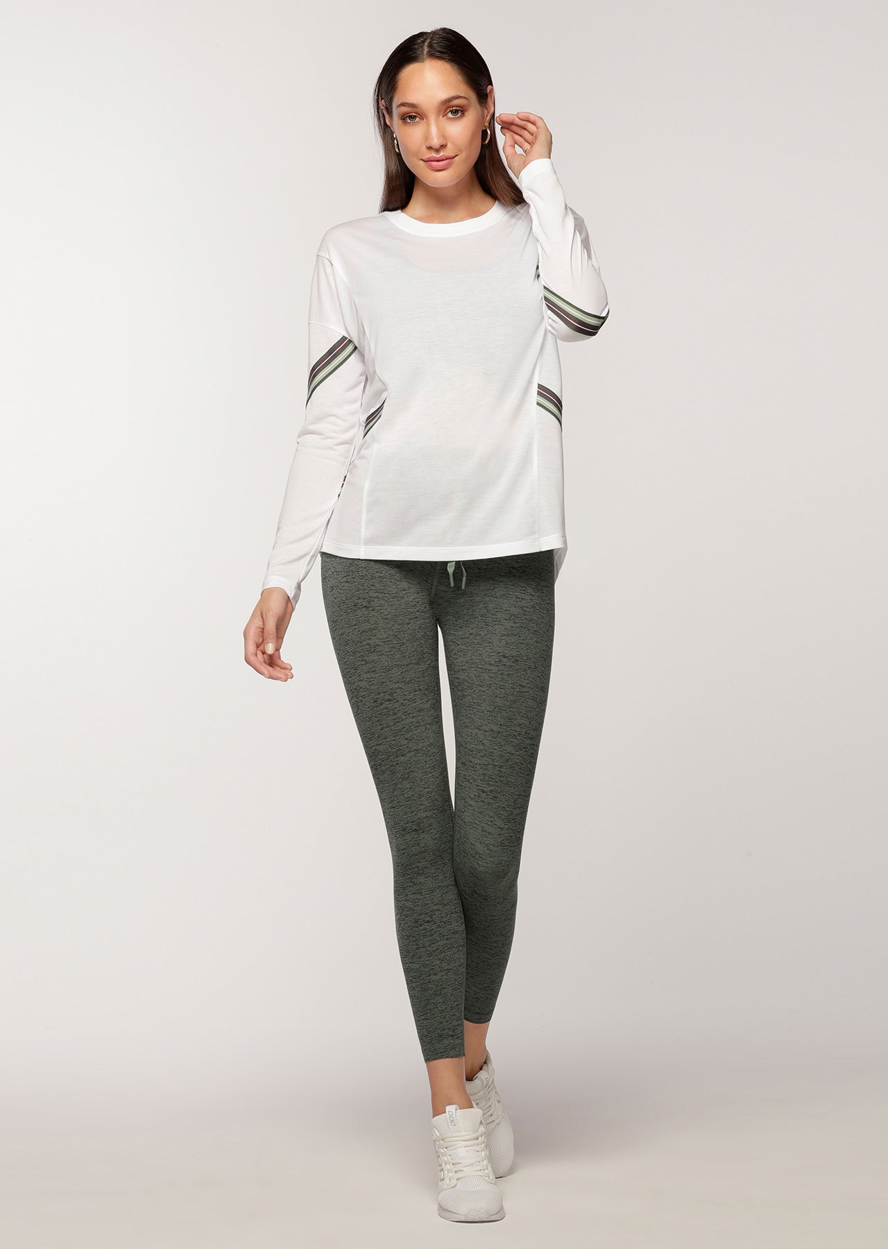 Lorna Jane Athleisure Long Sleeve Top - White