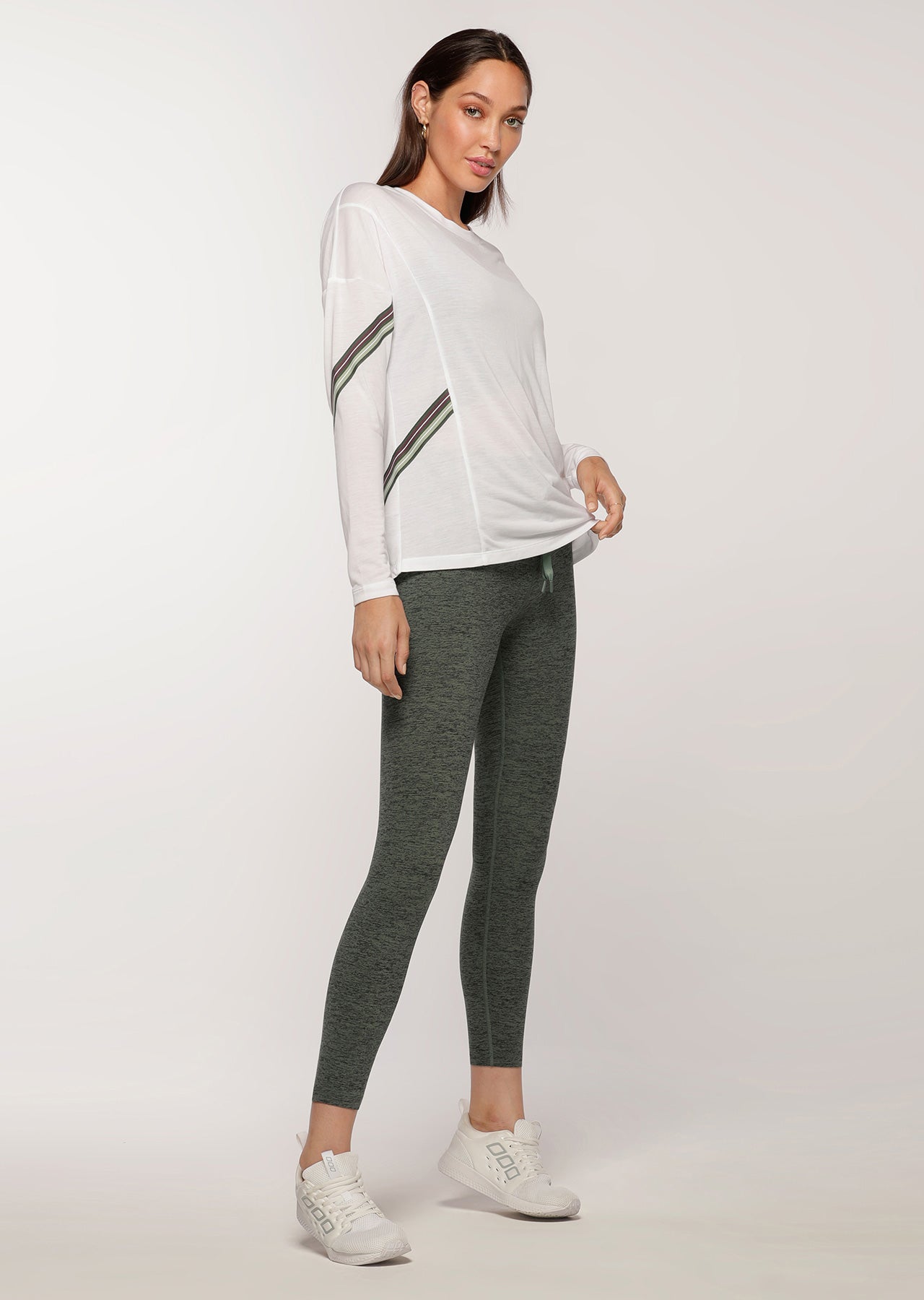 Lorna Jane Athleisure Long Sleeve Top - White