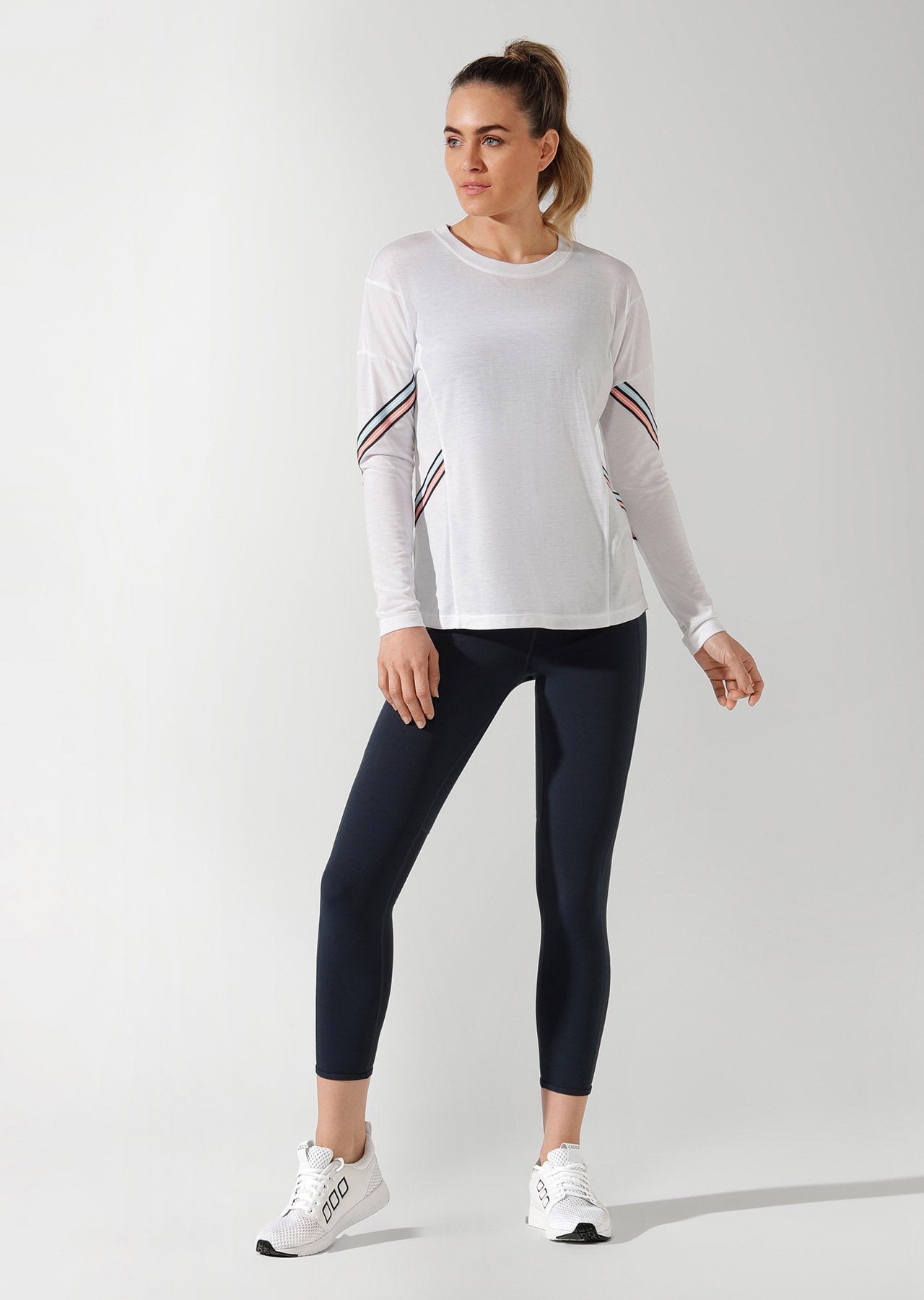 Lorna Jane Athleisure Long Sleeve Top - White