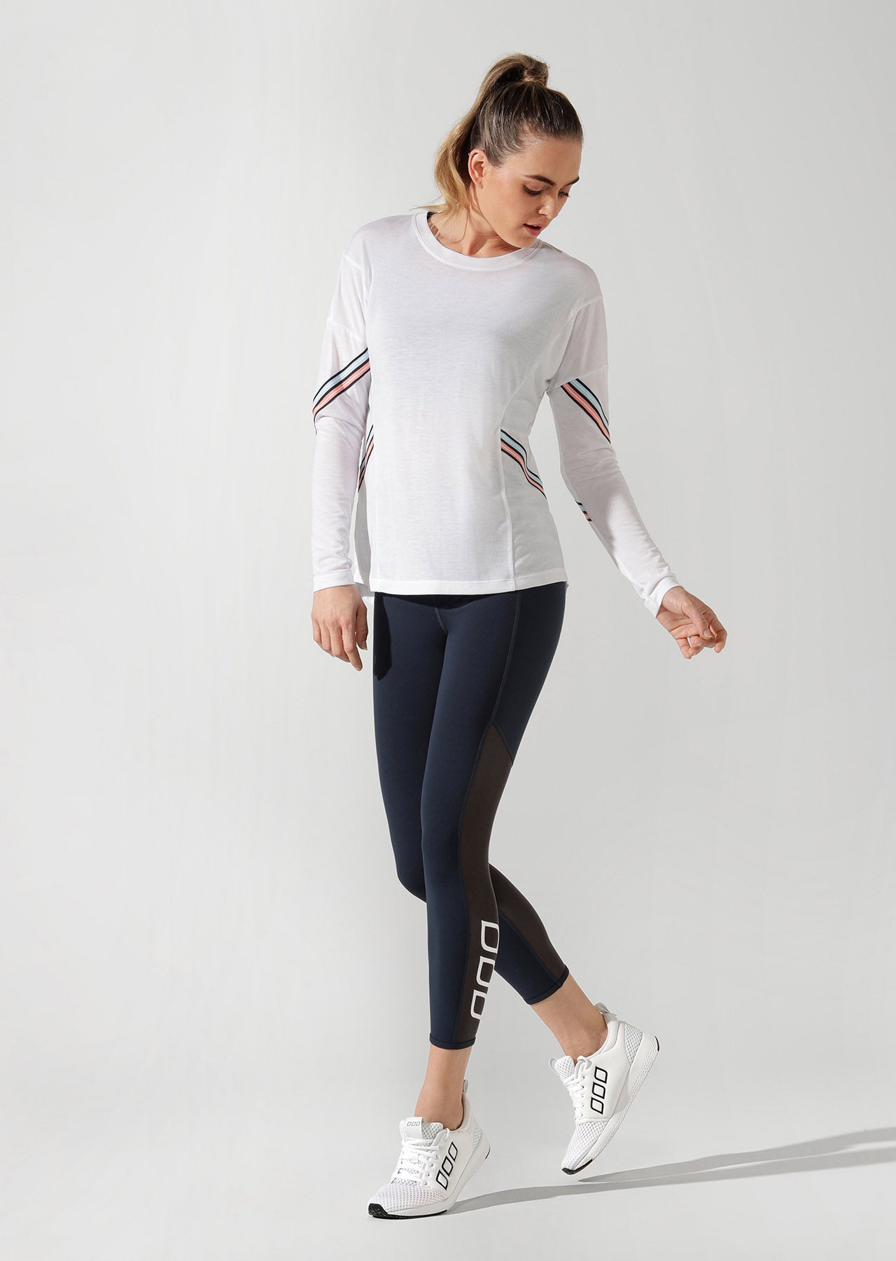 Lorna Jane Athleisure Long Sleeve Top - White