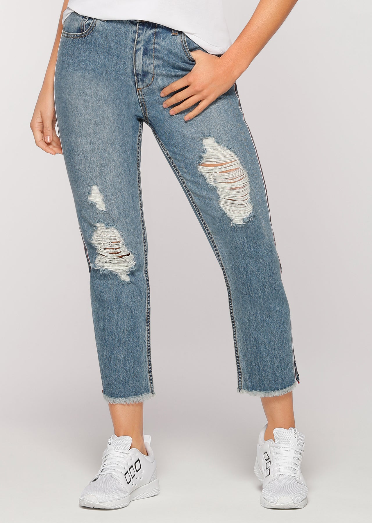 Lorna Jane Athleisure Mom Jean - Denim