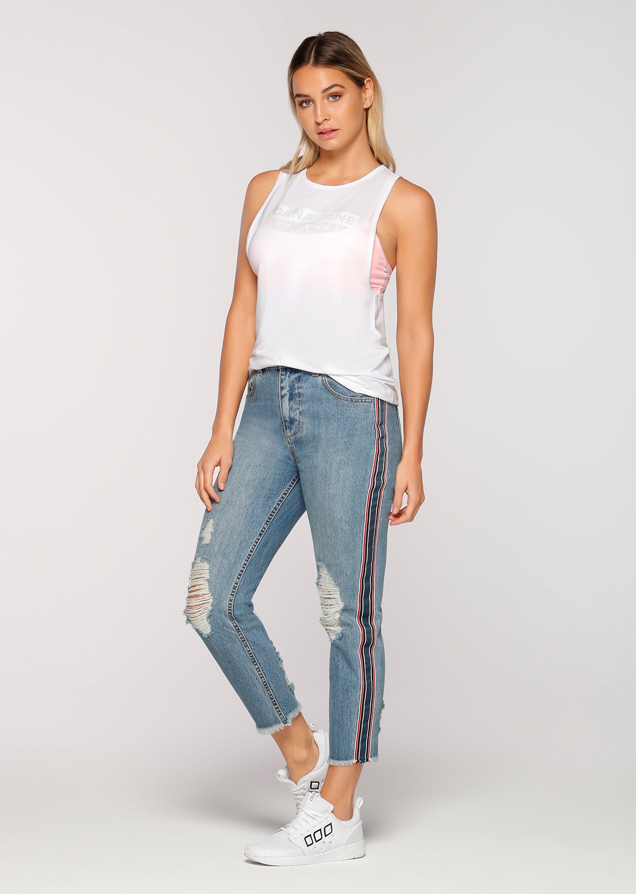 Lorna Jane Athleisure Mom Jean - Denim