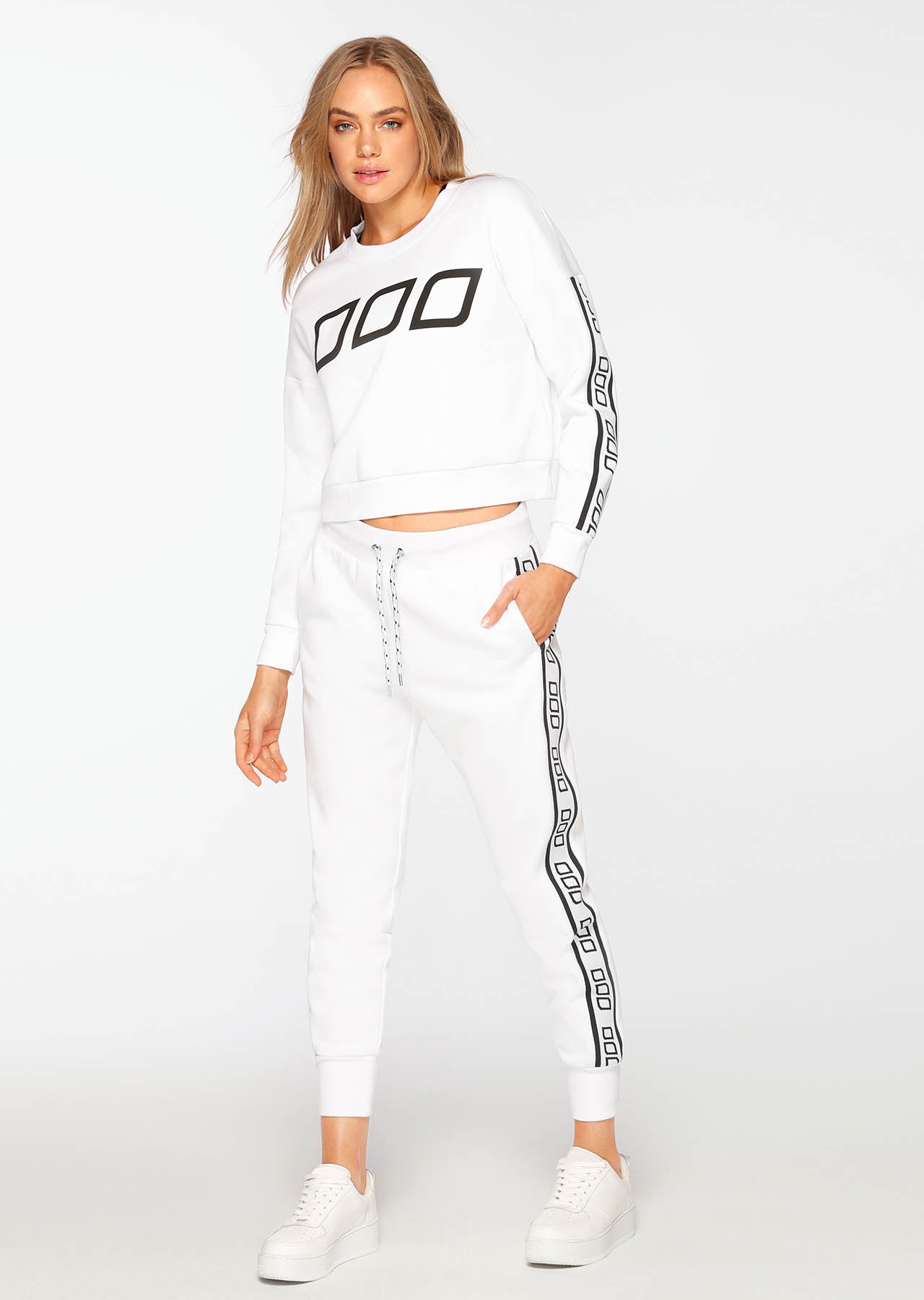 Lorna Jane Athleisure Sweat - White