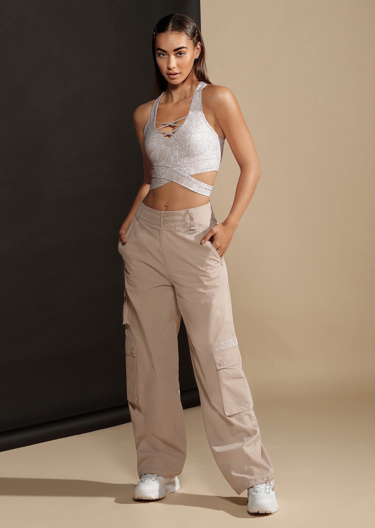 Lorna Jane Athleisure Utility Pant - Off White