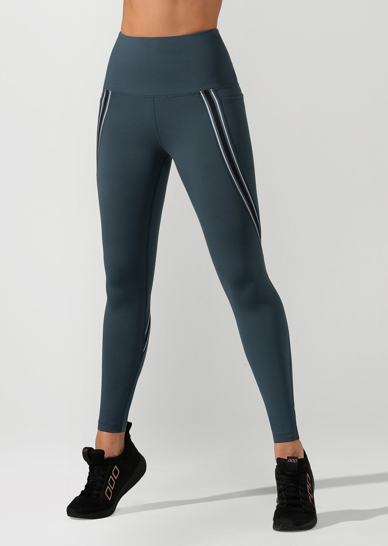 Lorna Jane Athletic Core Full Length Tight - Pale Indigo