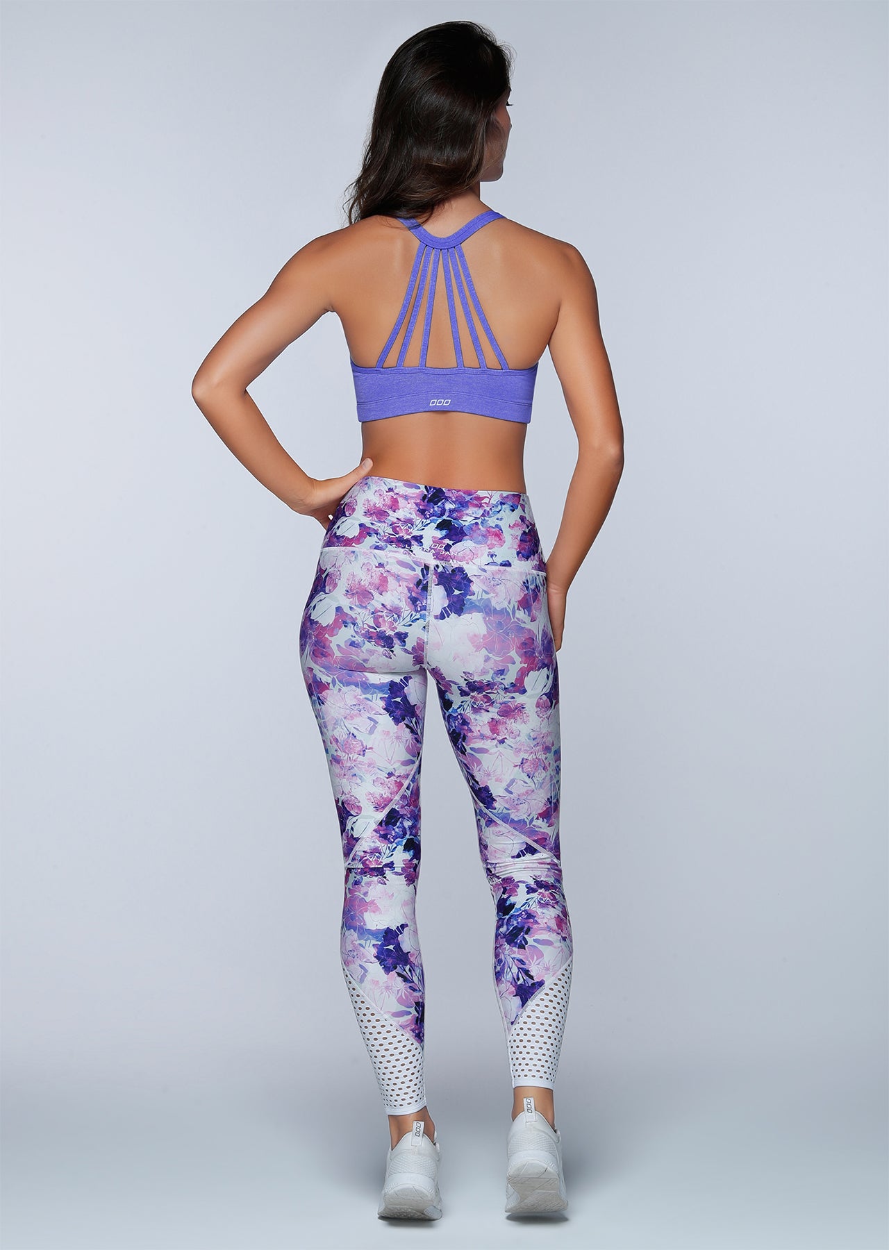 Lorna Jane Attitude Sports Bra - Jacaranda Marl