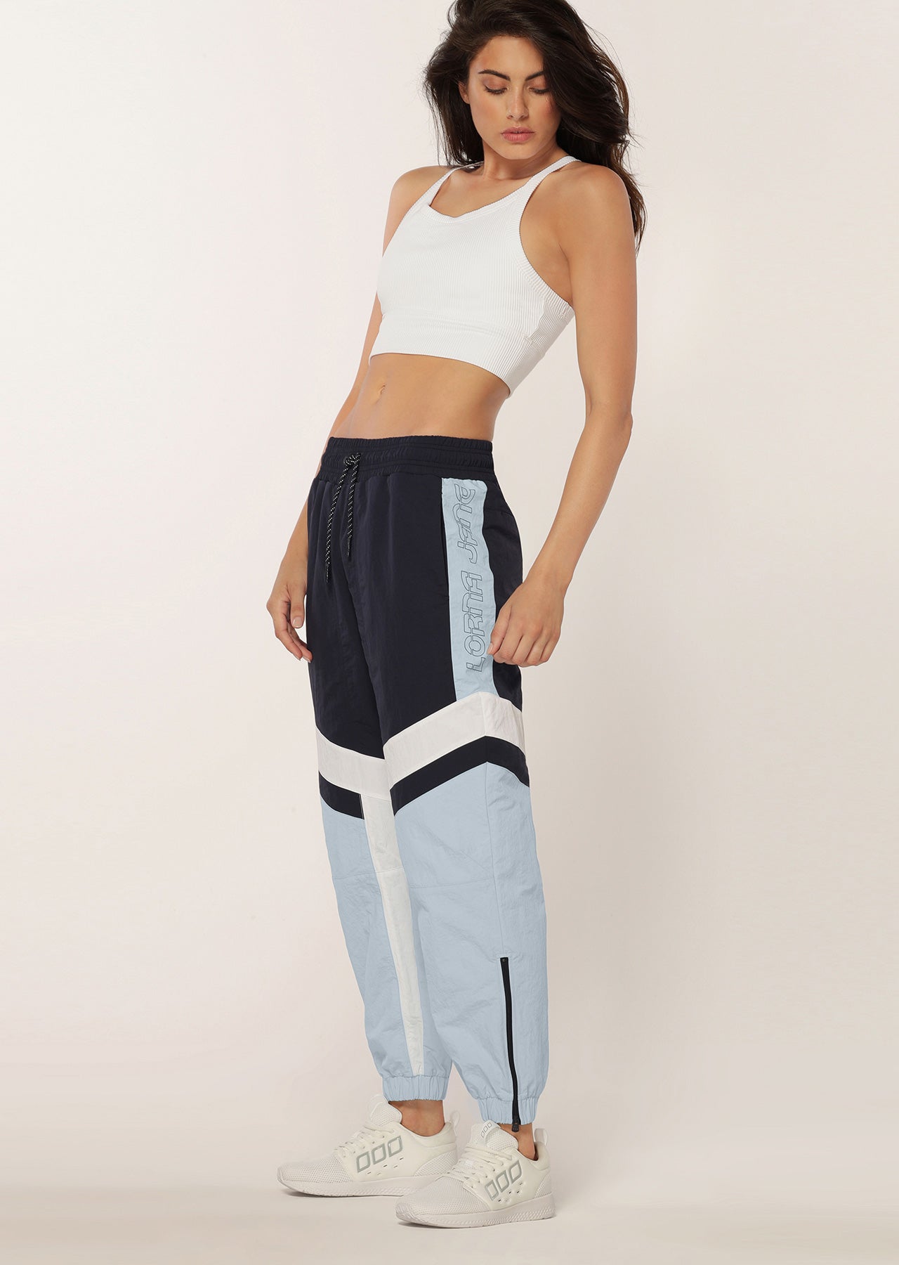 Lorna Jane Attitude Track Pant - Blue Sky Multi